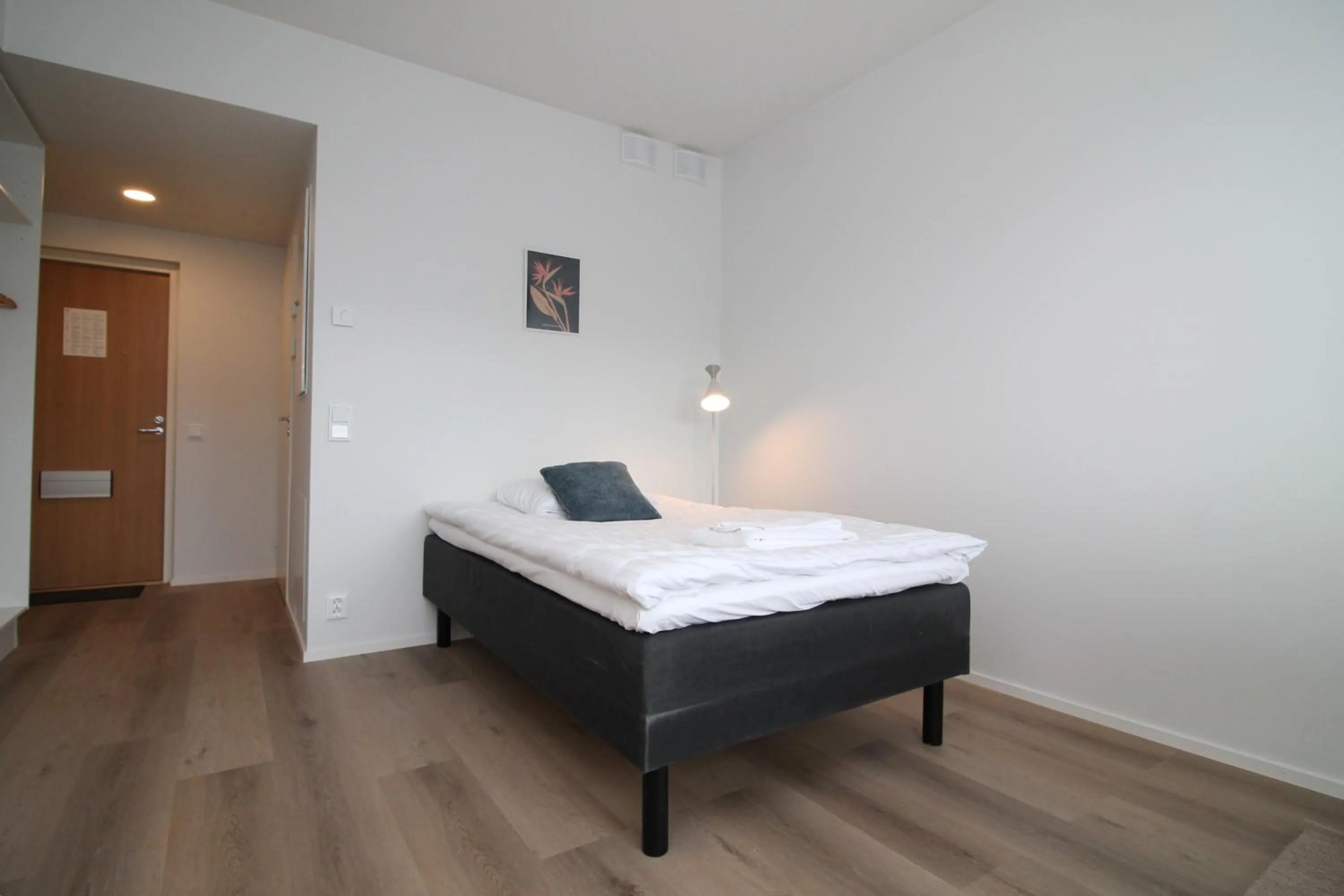 Bed in Forenom Serviced Apartments Turku Kirstinpuisto