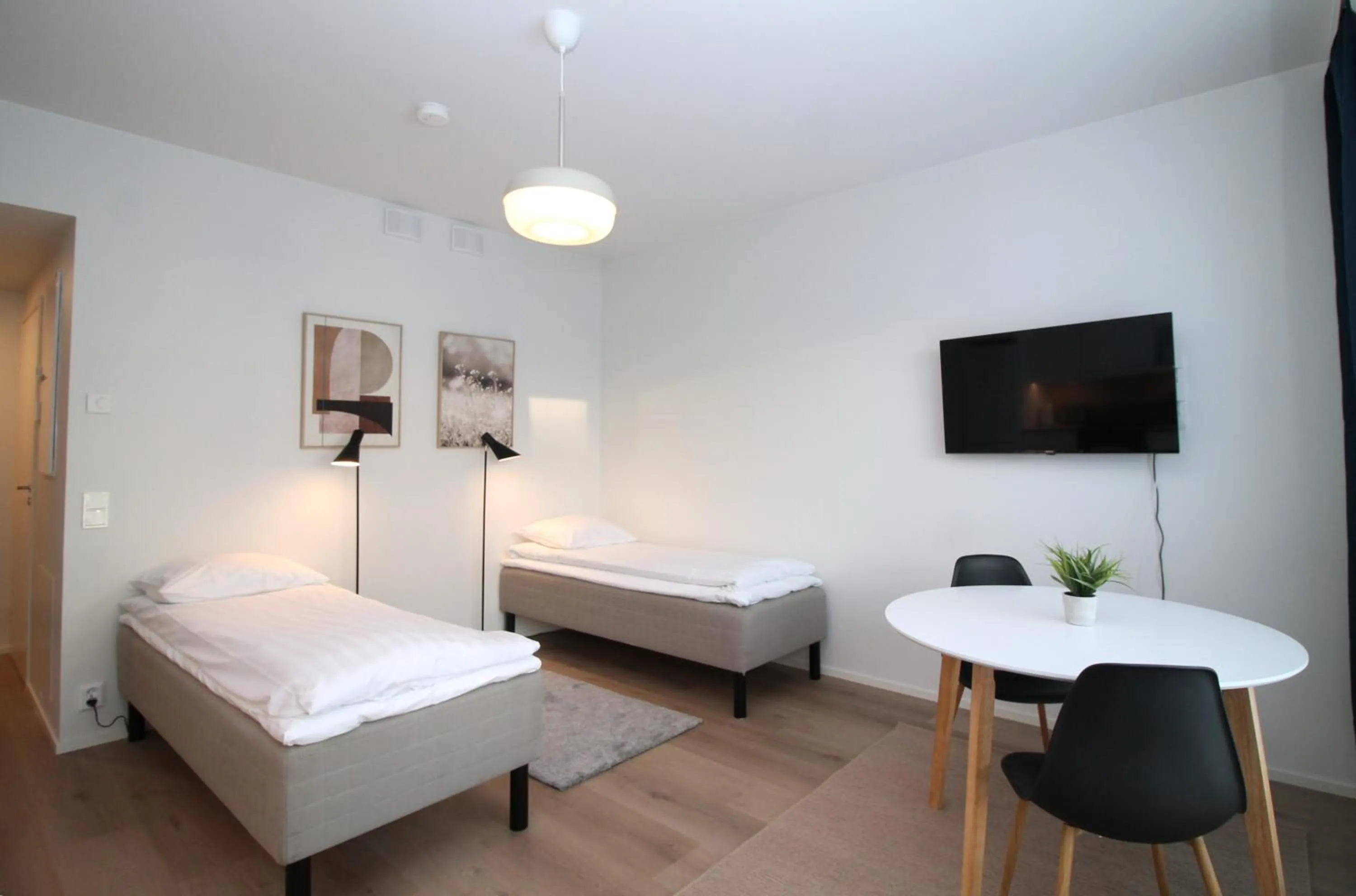 Bed in Forenom Serviced Apartments Turku Kirstinpuisto