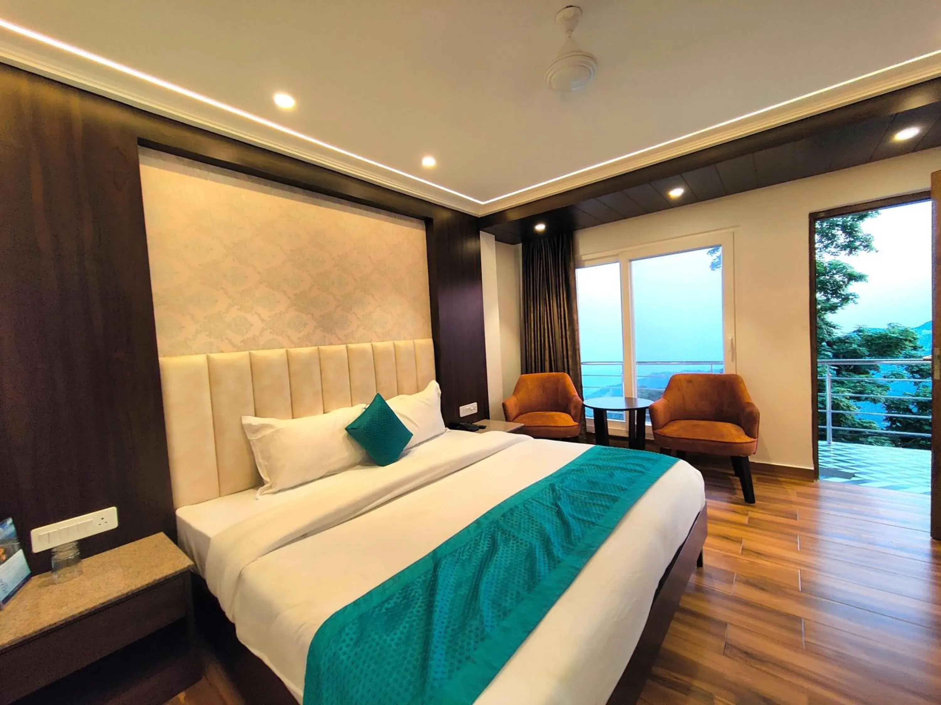 Deluxe Double Room with Balcony in Sangam by Stotrak, Jhula Ghar Mussoorie Deluxe Double Room with Balcony in Sangam by Stotrak, Jhula Ghar Mussoorie