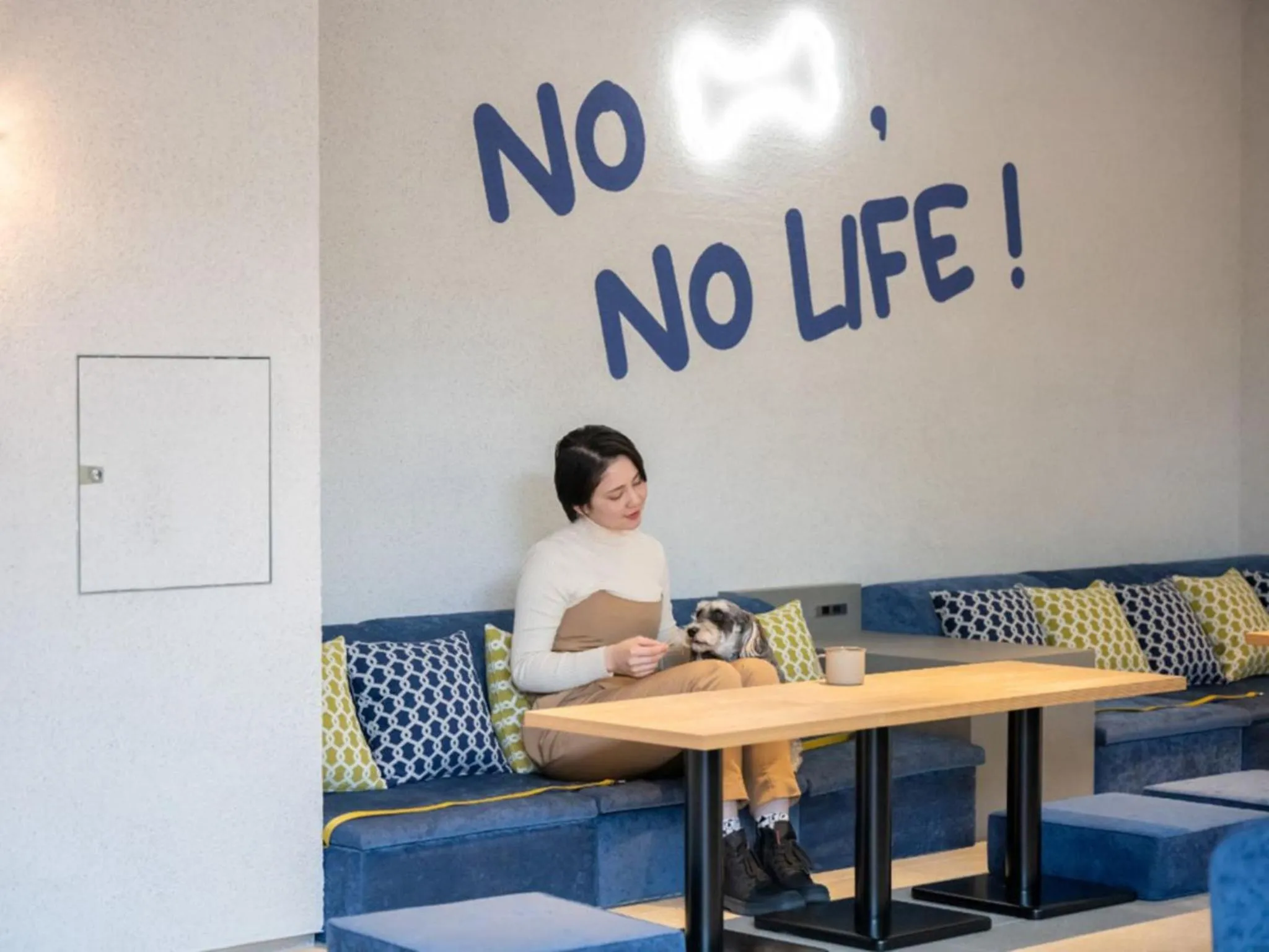 Lounge or bar in hotel anddoggy Kyoto Nijo