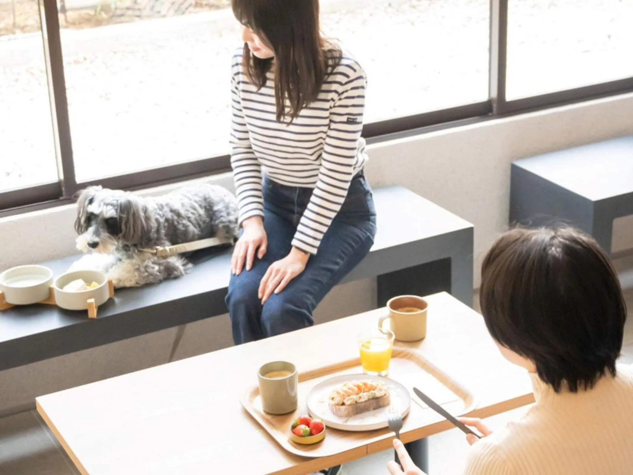 Lounge or bar in hotel anddoggy Kyoto Nijo