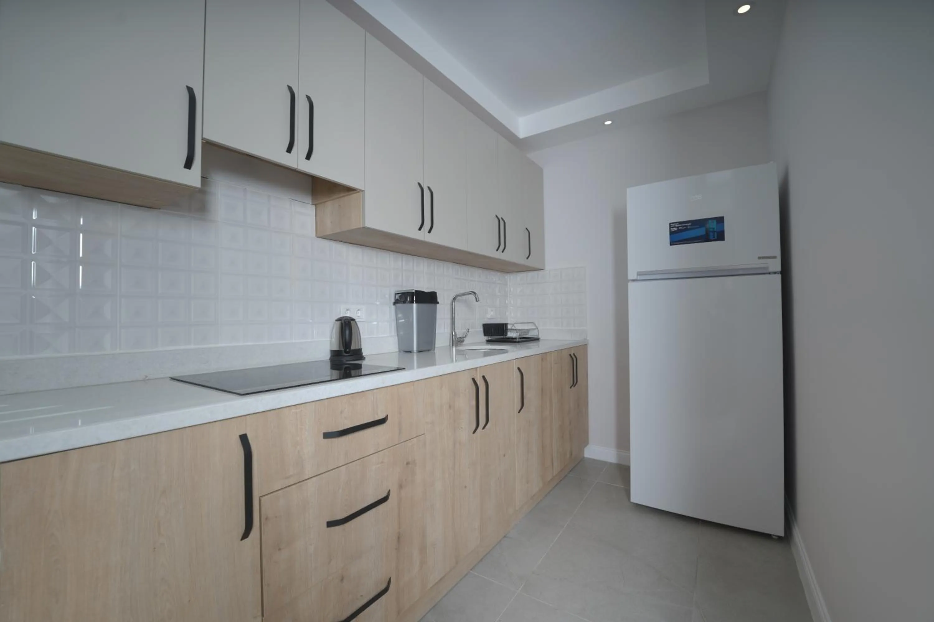 Kitchen or kitchenette in Han Apart Hotel Side