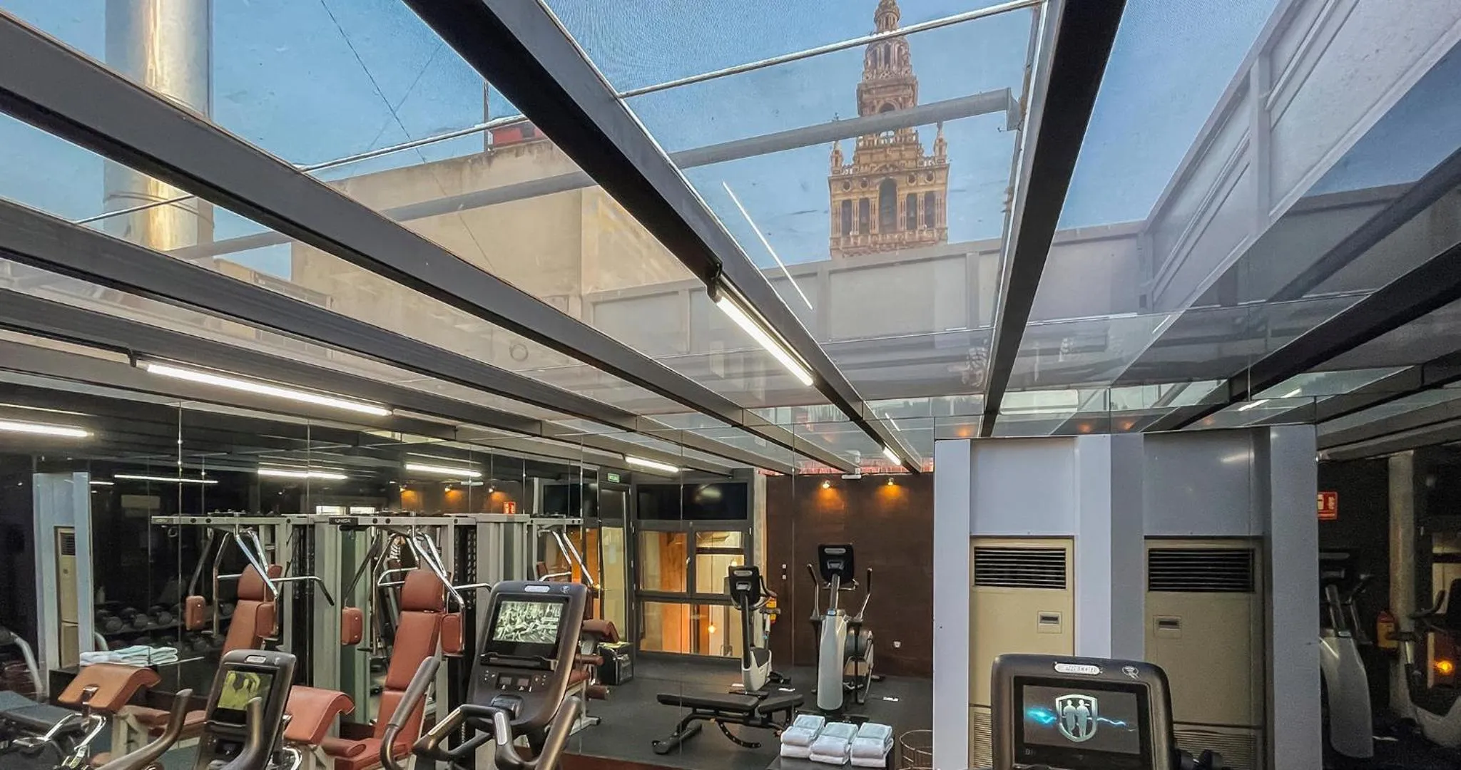 Fitness centre/facilities in EME Catedral Mercer Hotel