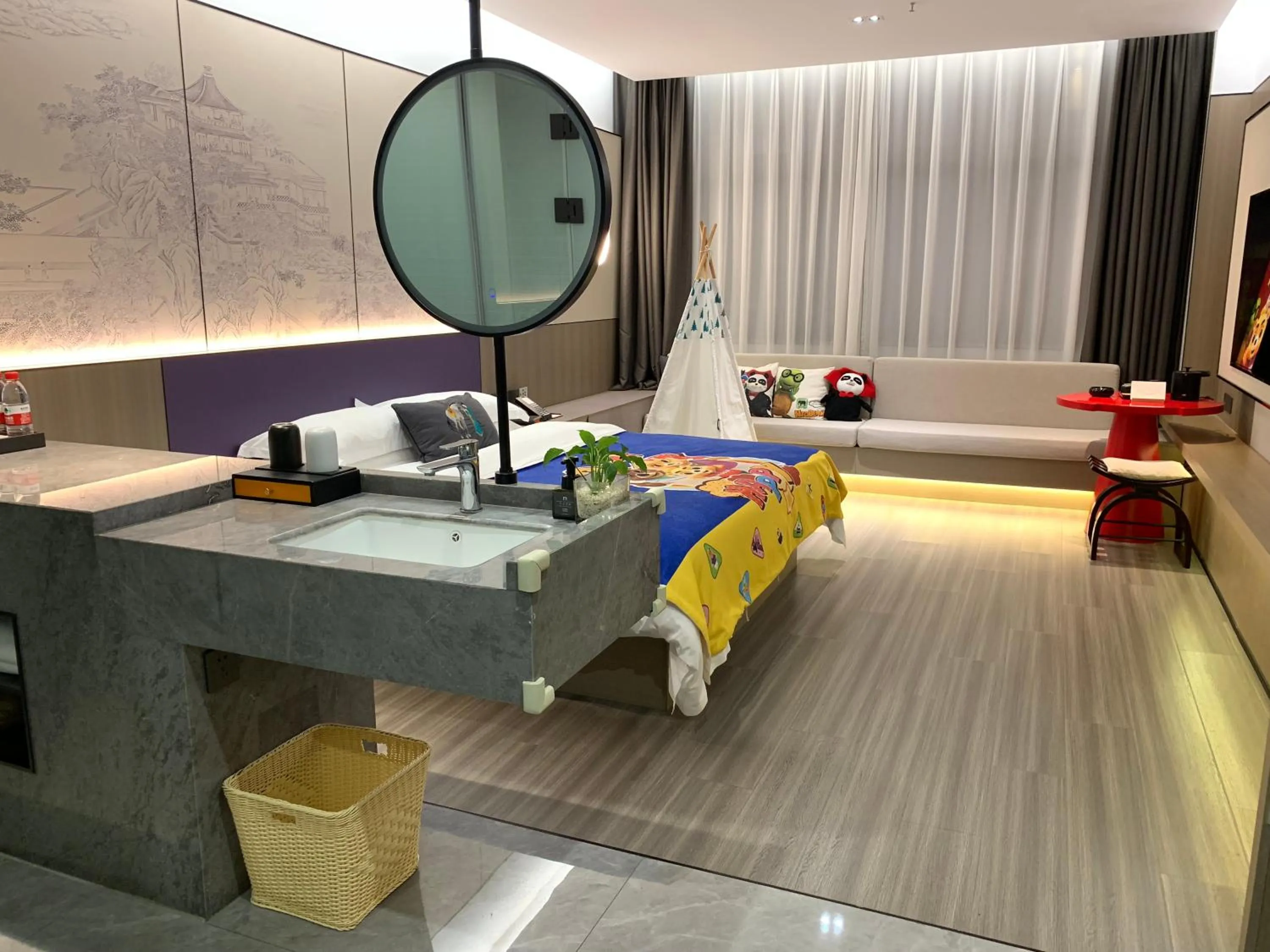 Living room in New Century Mansion Hotel Cixi Guanhaiwei