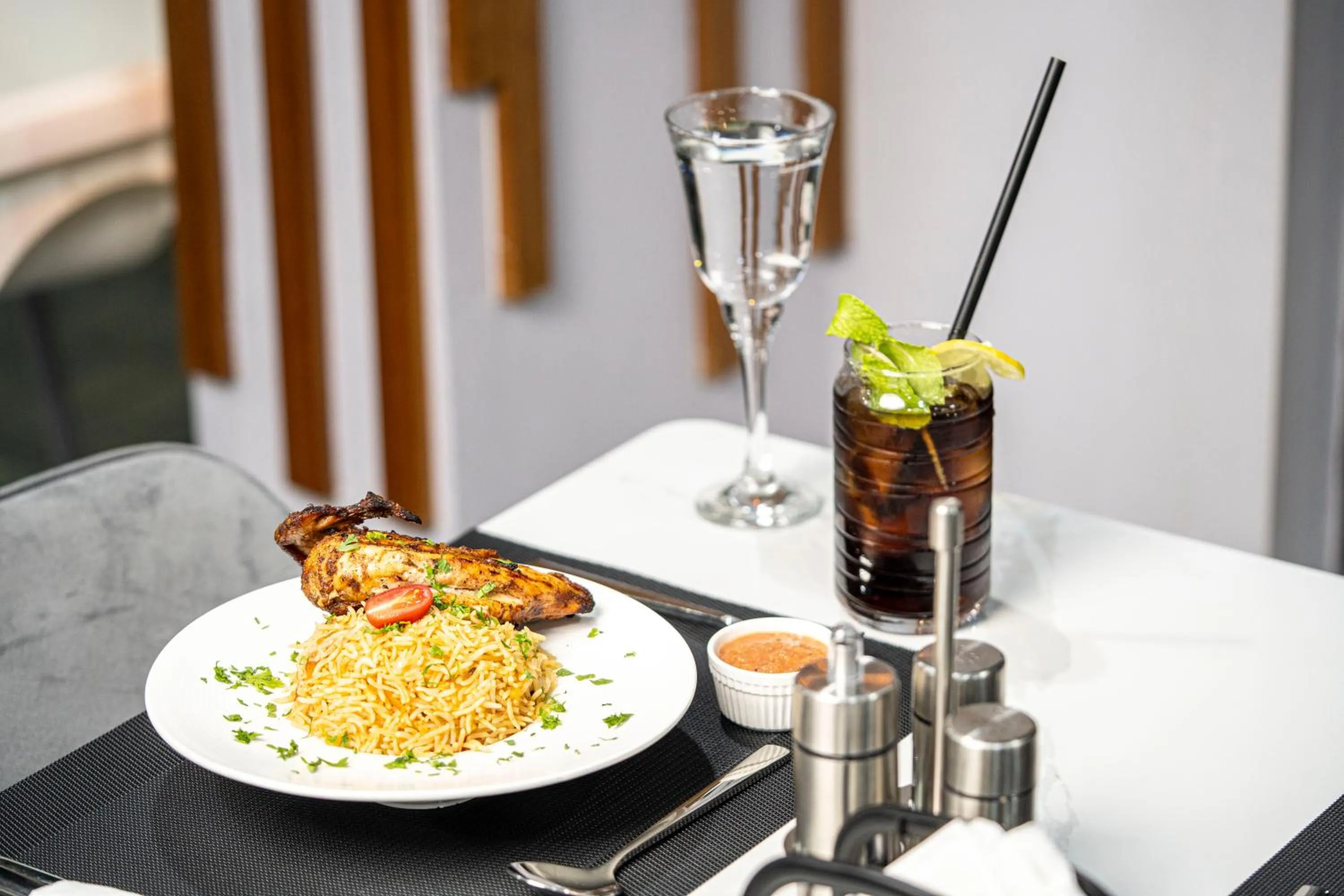 Food and drinks in Swiss Spirit Second Dammam Industrial City