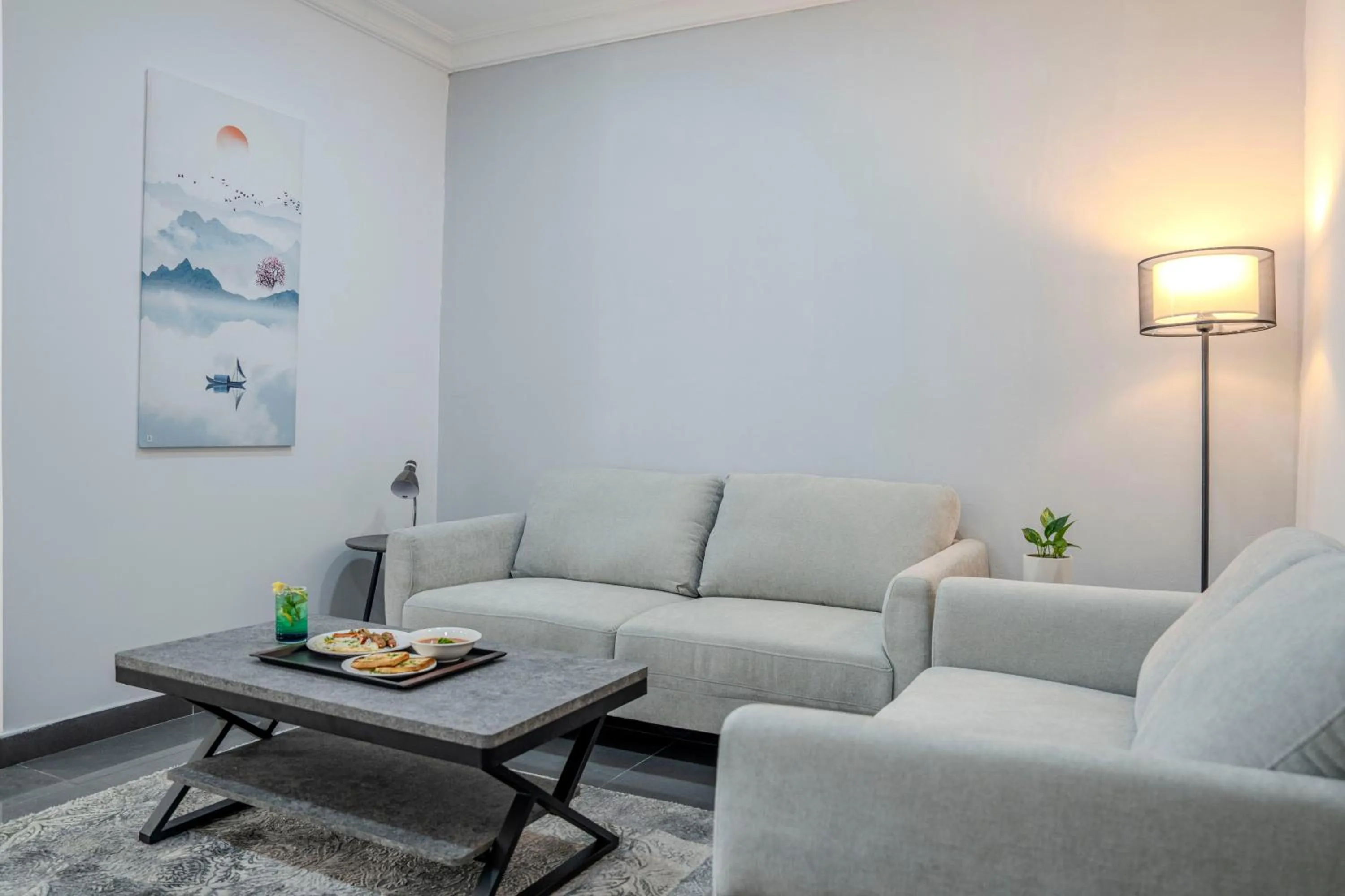 Living room in Swiss Spirit Second Dammam Industrial City