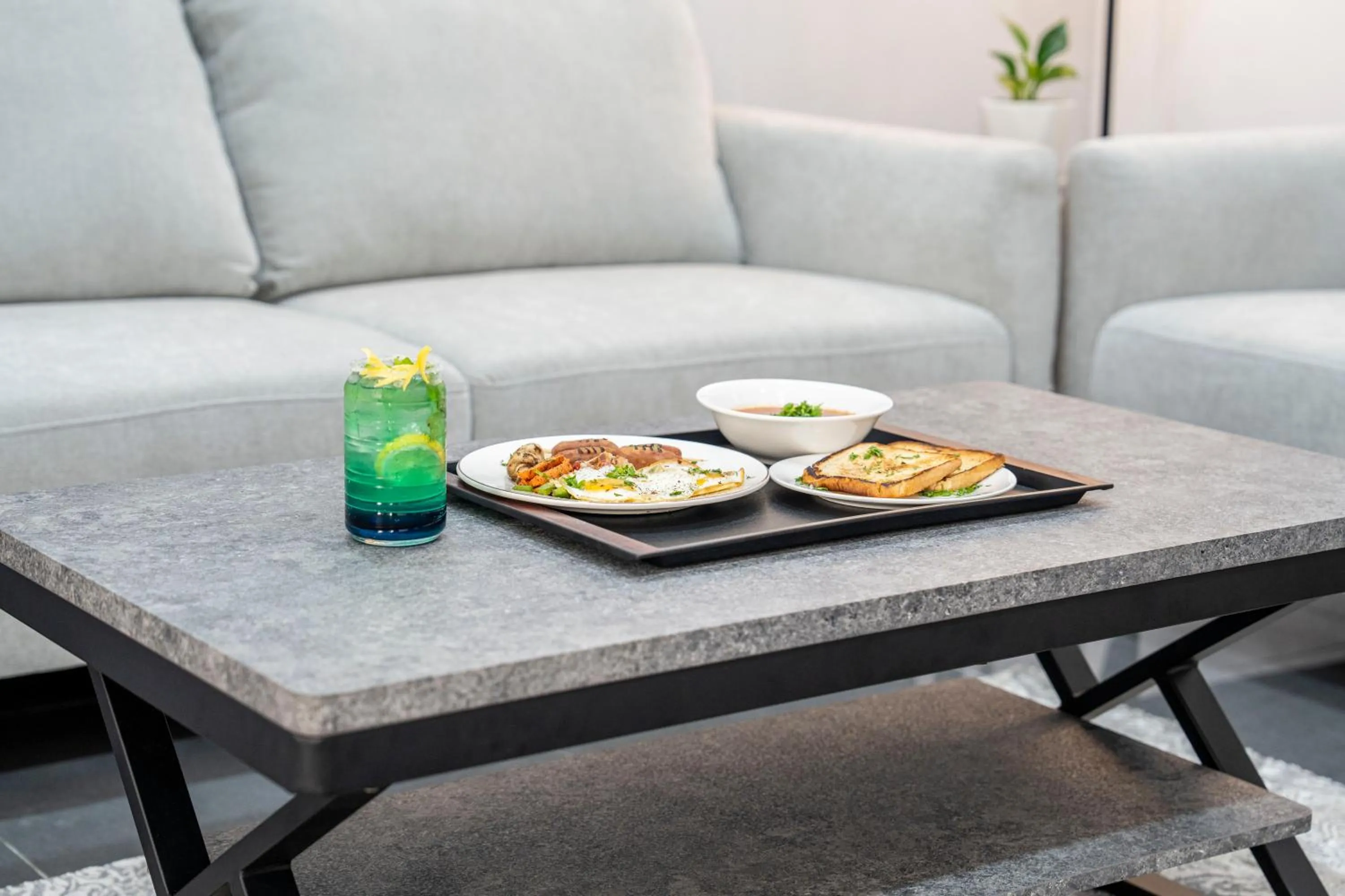 Living room in Swiss Spirit Second Dammam Industrial City