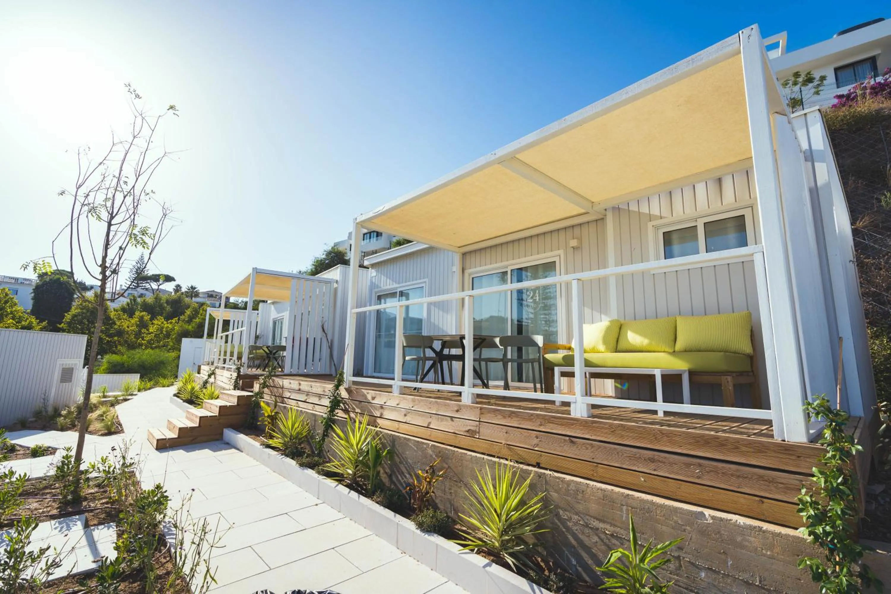 Balcony/Terrace in Costa del Sol Glamping Village