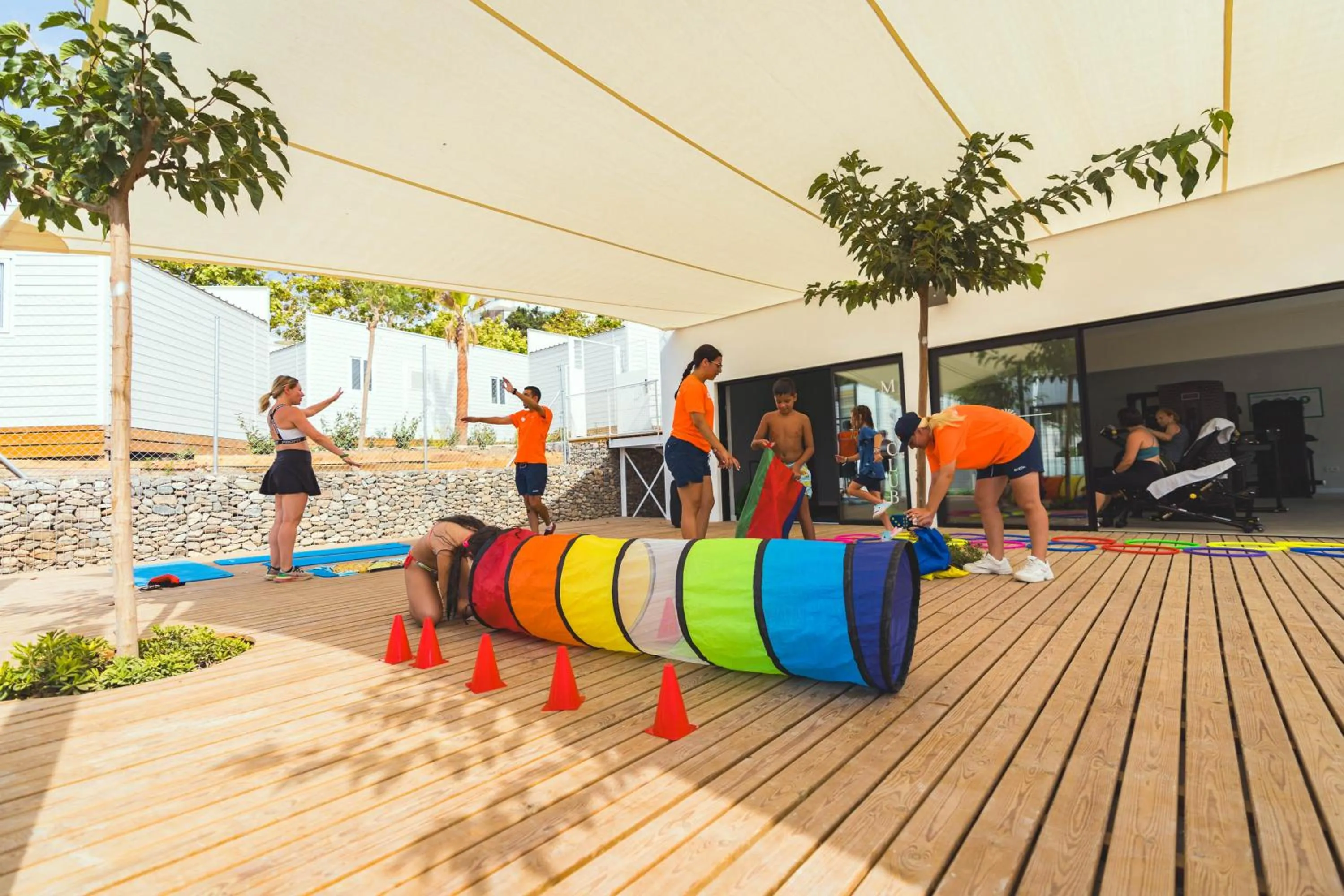 Family in Costa del Sol Glamping Village