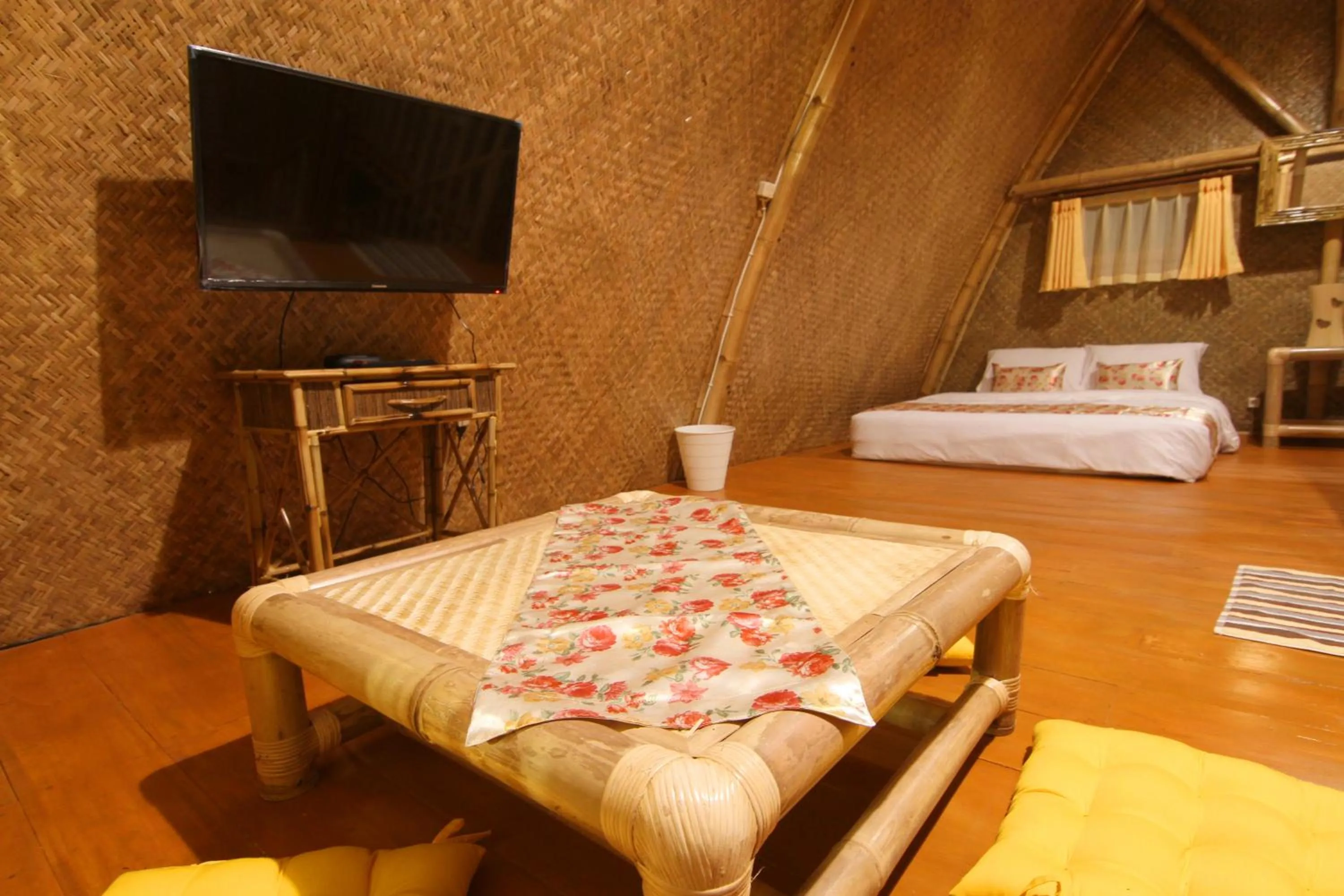 Bed in Villa ChavaMinerva Bambu - Lembang