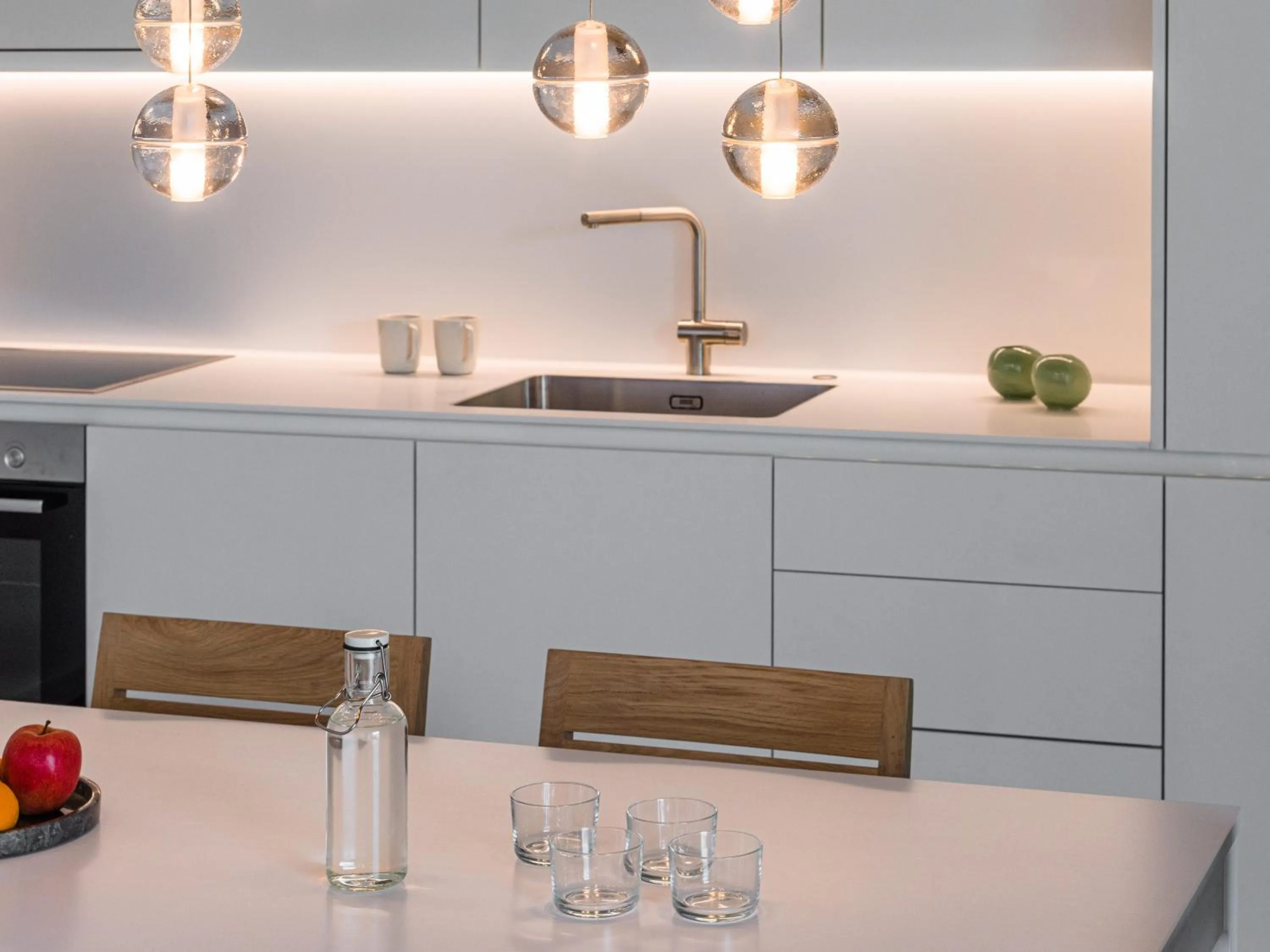 Kitchen or kitchenette in Wilmina Apartments & Lofts