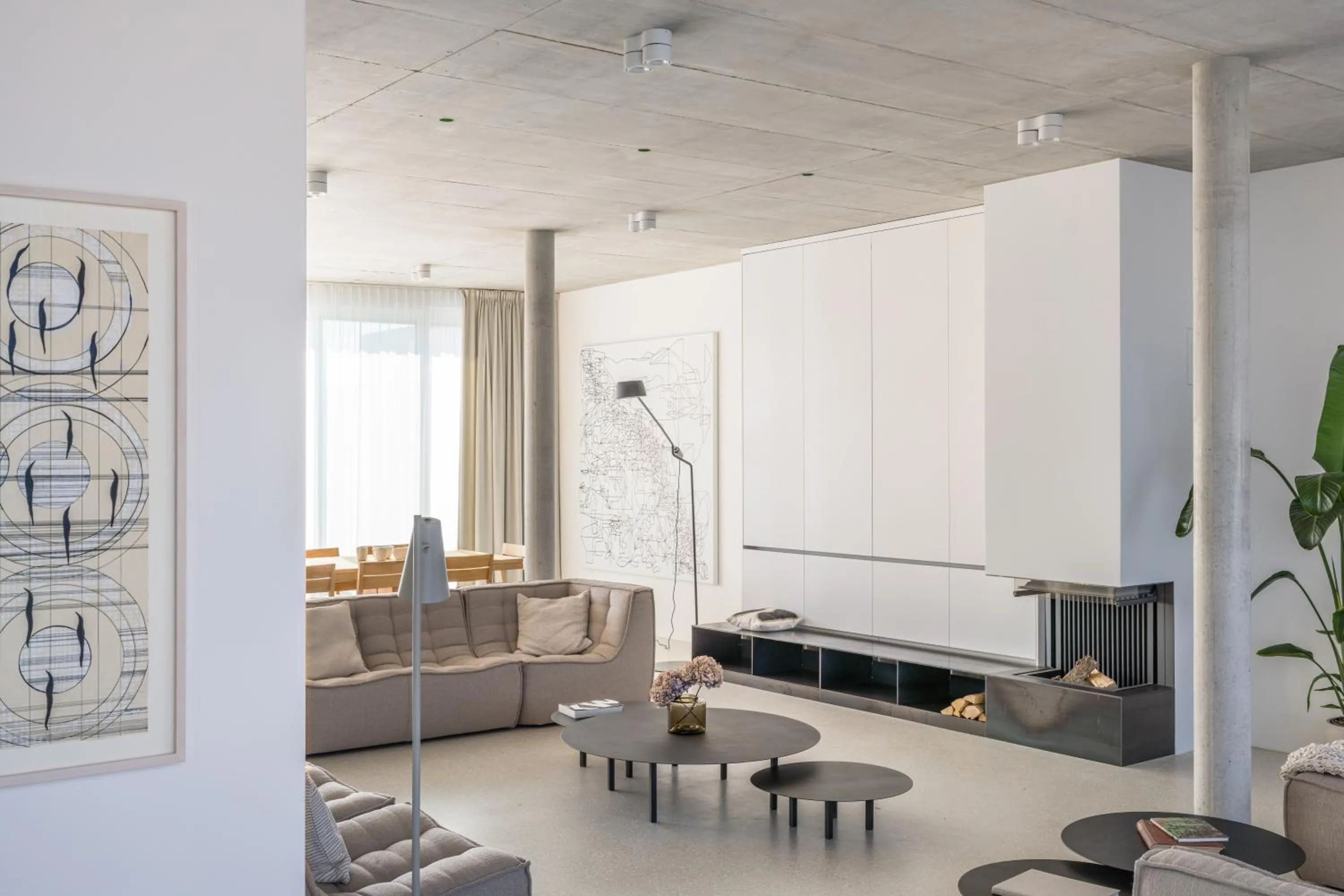 Living room in Wilmina Apartments & Lofts