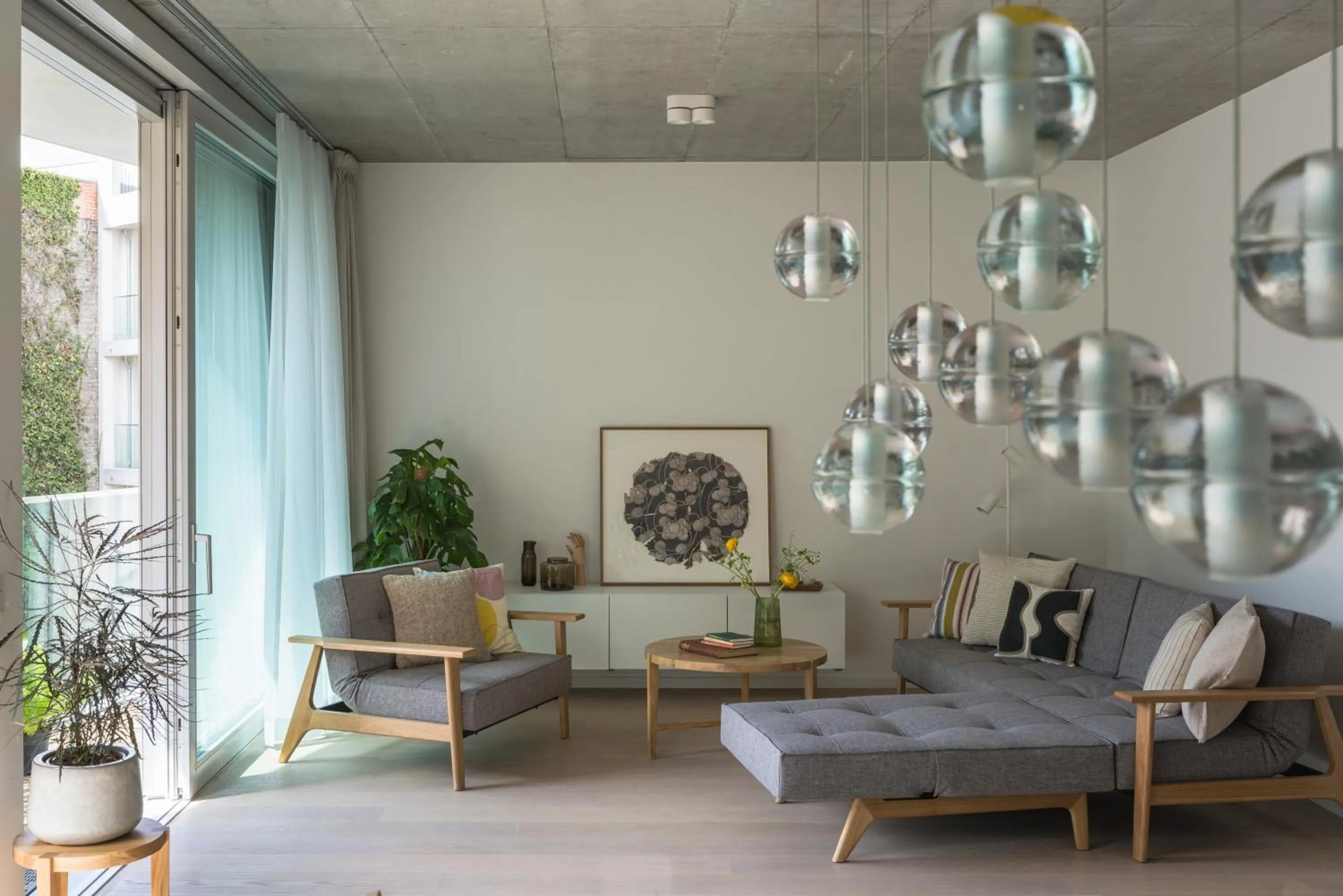 Living room in Wilmina Apartments & Lofts