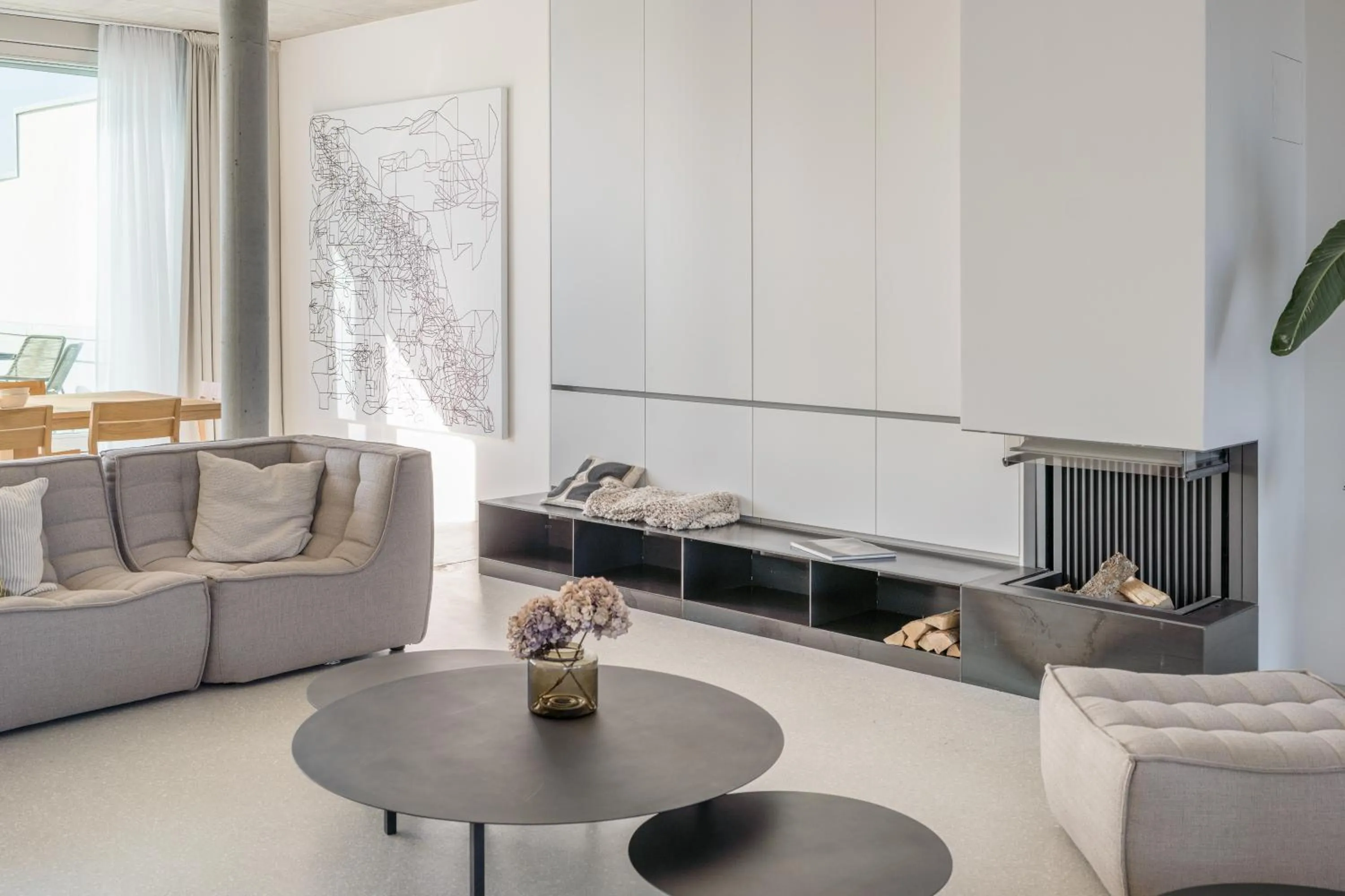 Living room in Wilmina Apartments & Lofts