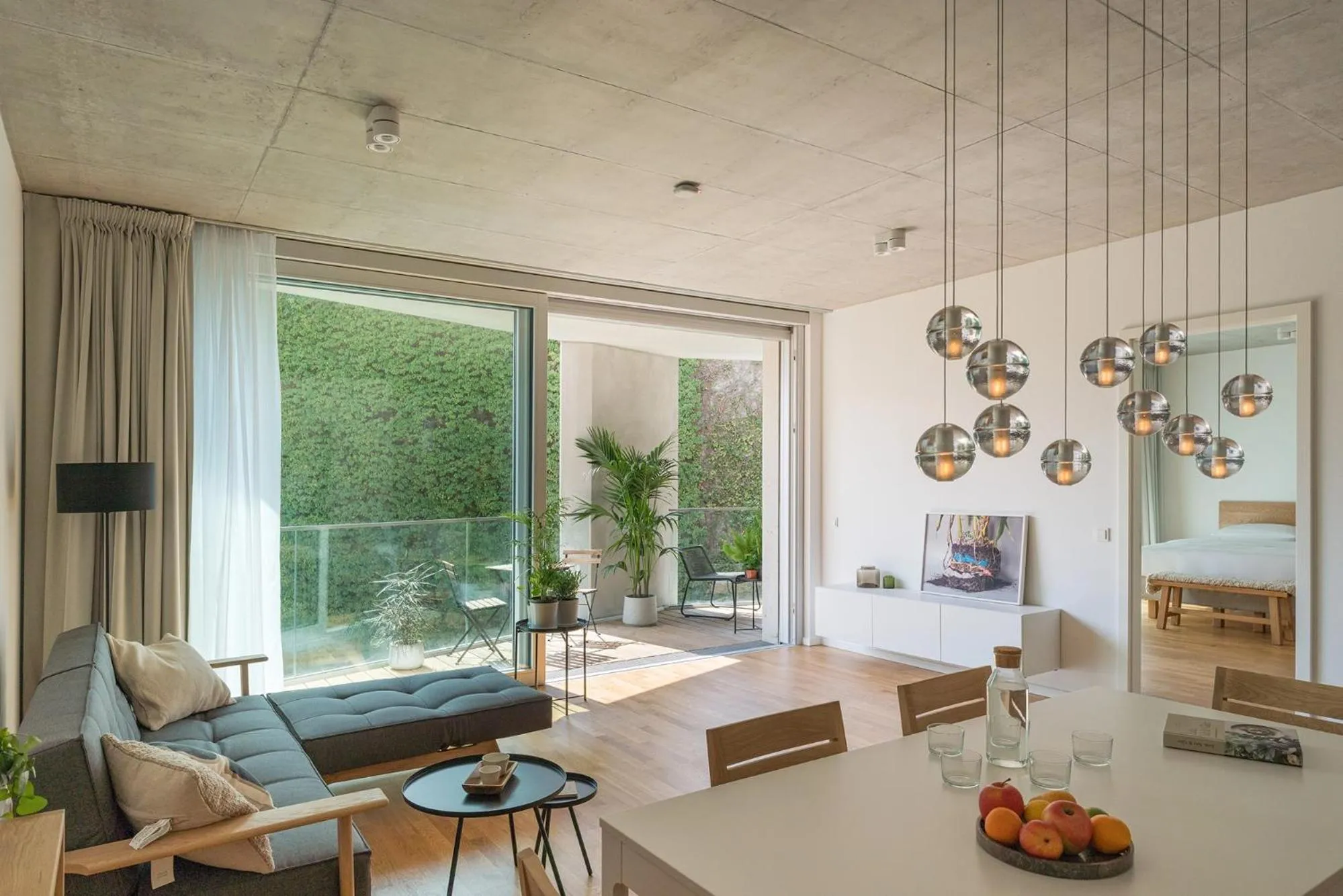 Living room in Wilmina Apartments & Lofts