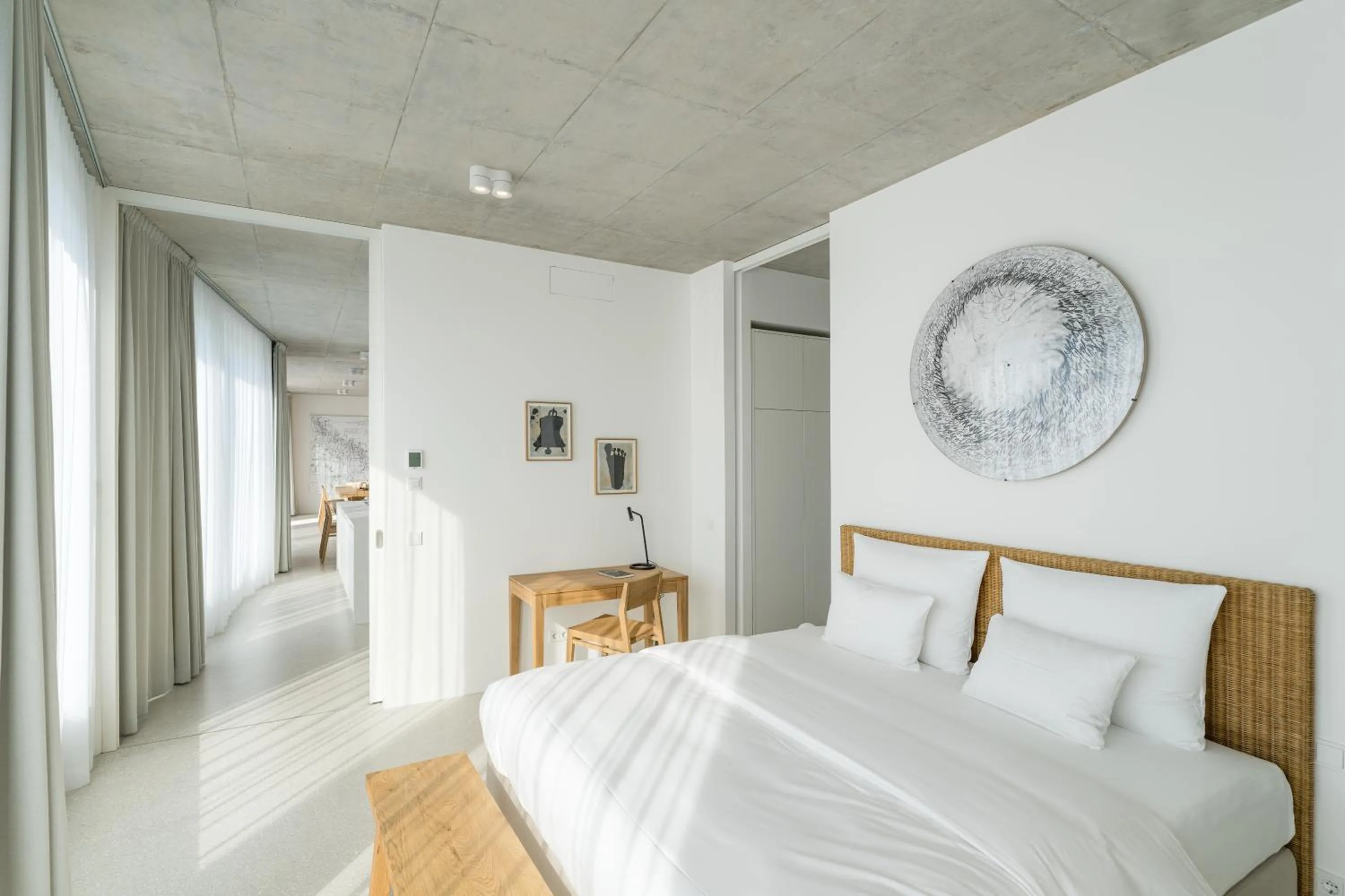 Bedroom, Bed in Wilmina Apartments & Lofts