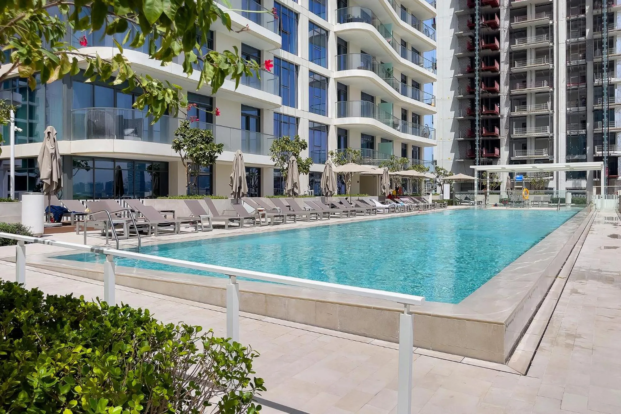 Property building in Chic Apartments in Marina Vista Emaar Beachfront