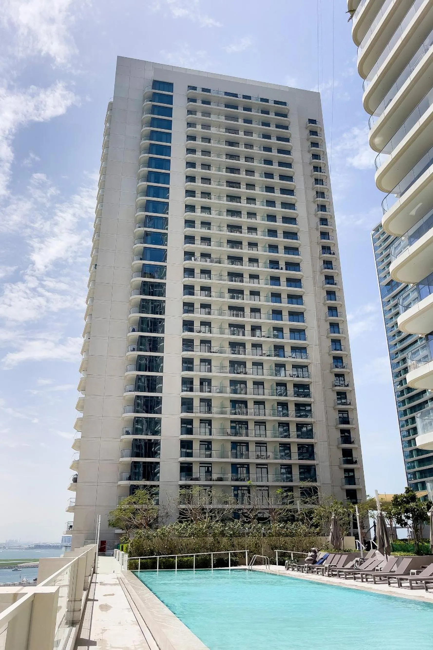 Property building in Chic Apartments in Marina Vista Emaar Beachfront
