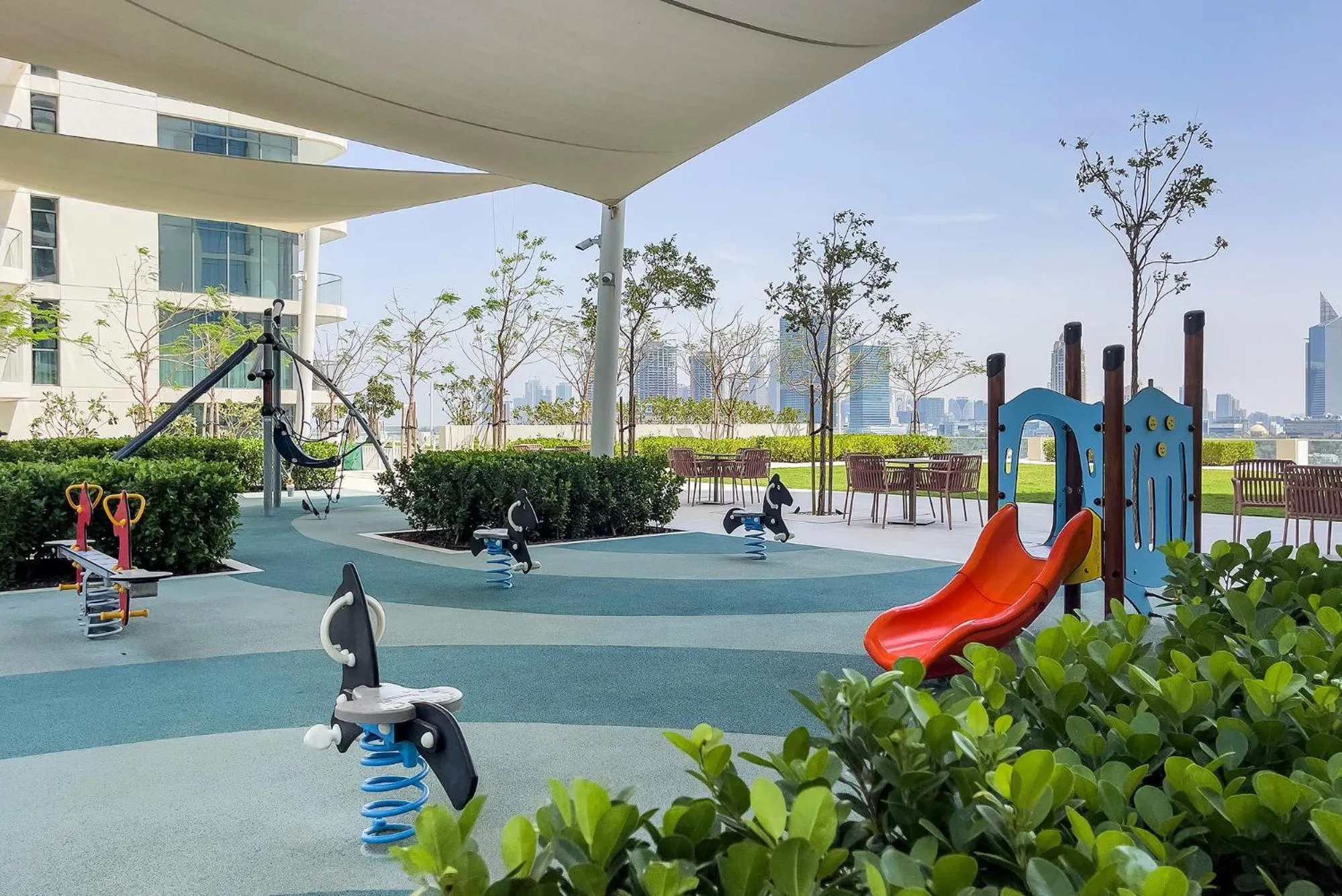 Children play ground in Chic Apartments in Marina Vista Emaar Beachfront