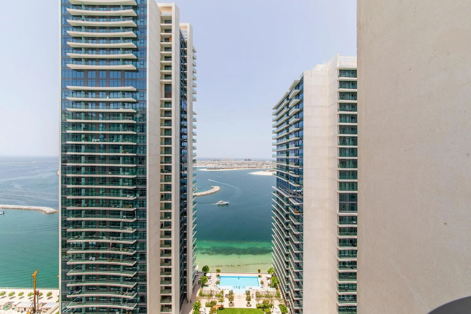 Property building in Chic Apartments in Marina Vista Emaar Beachfront