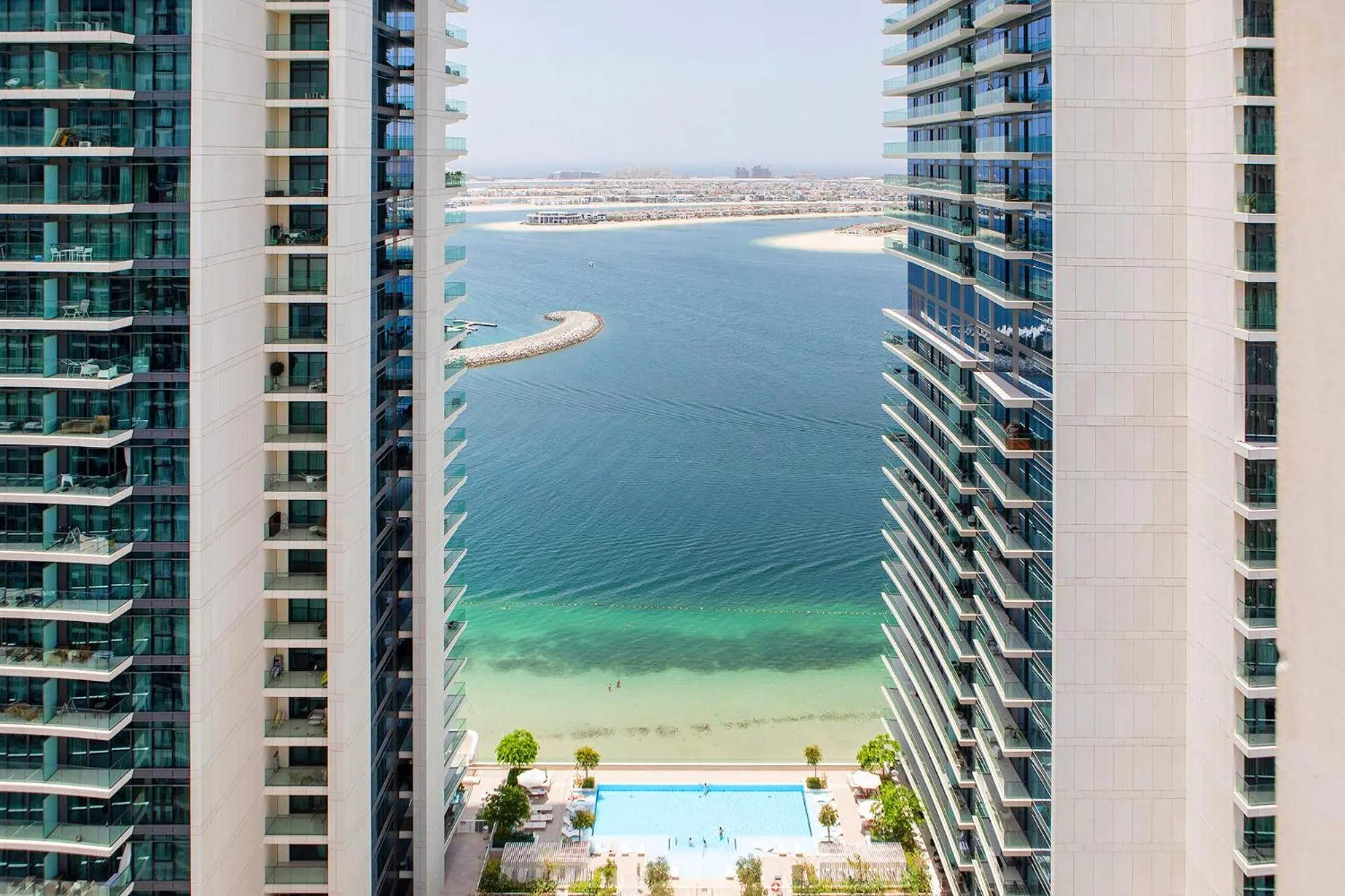 Natural landscape in Chic Apartments in Marina Vista Emaar Beachfront