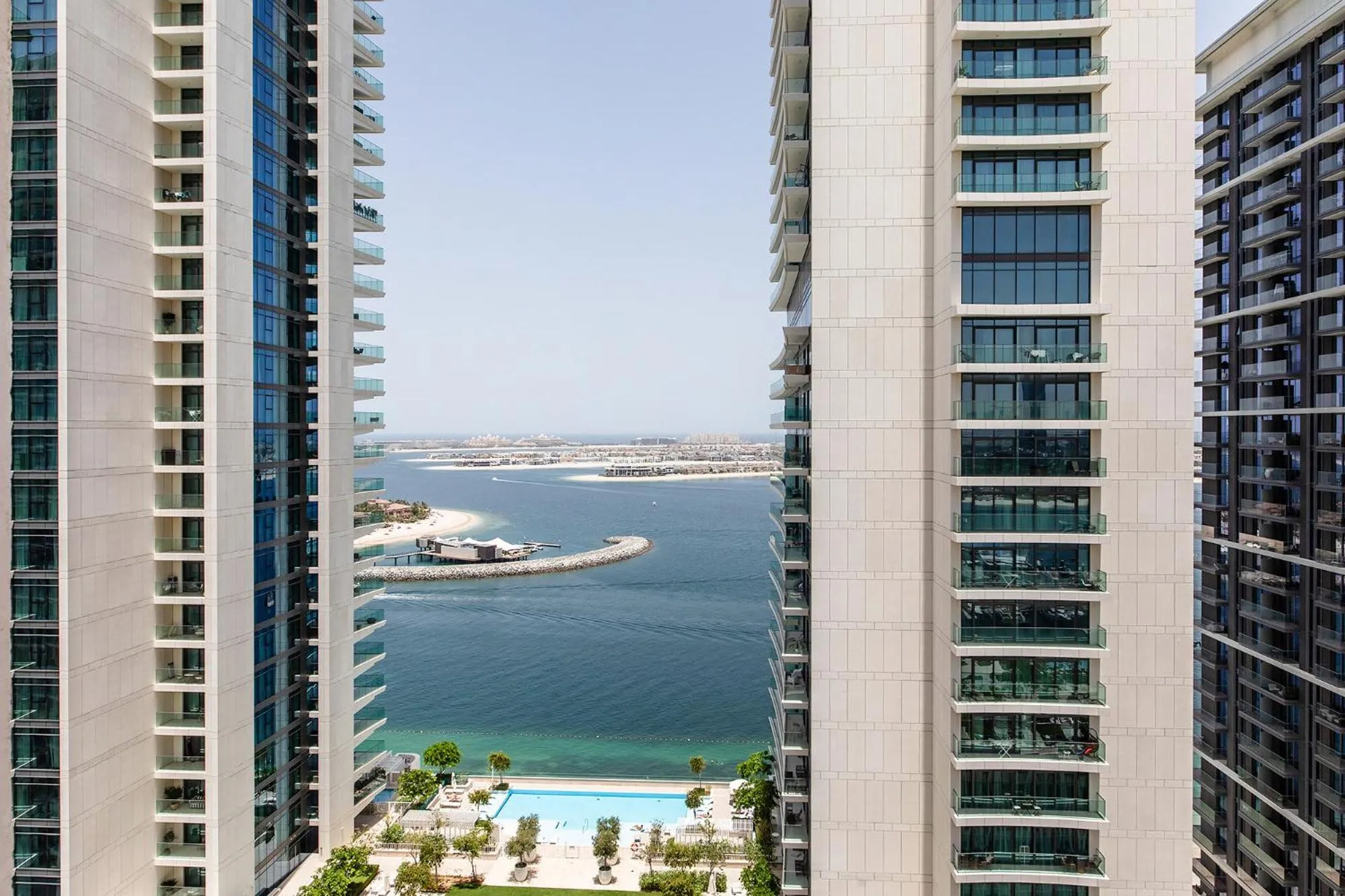 Property building in Chic Apartments in Marina Vista Emaar Beachfront