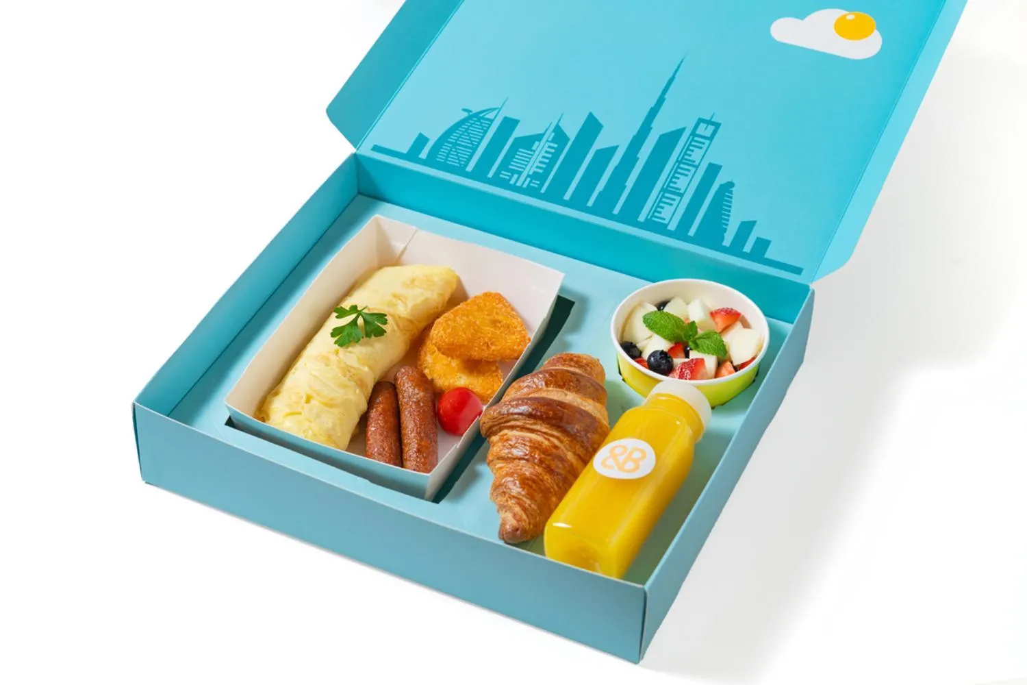 Breakfast in Chic Apartments in Marina Vista Emaar Beachfront
