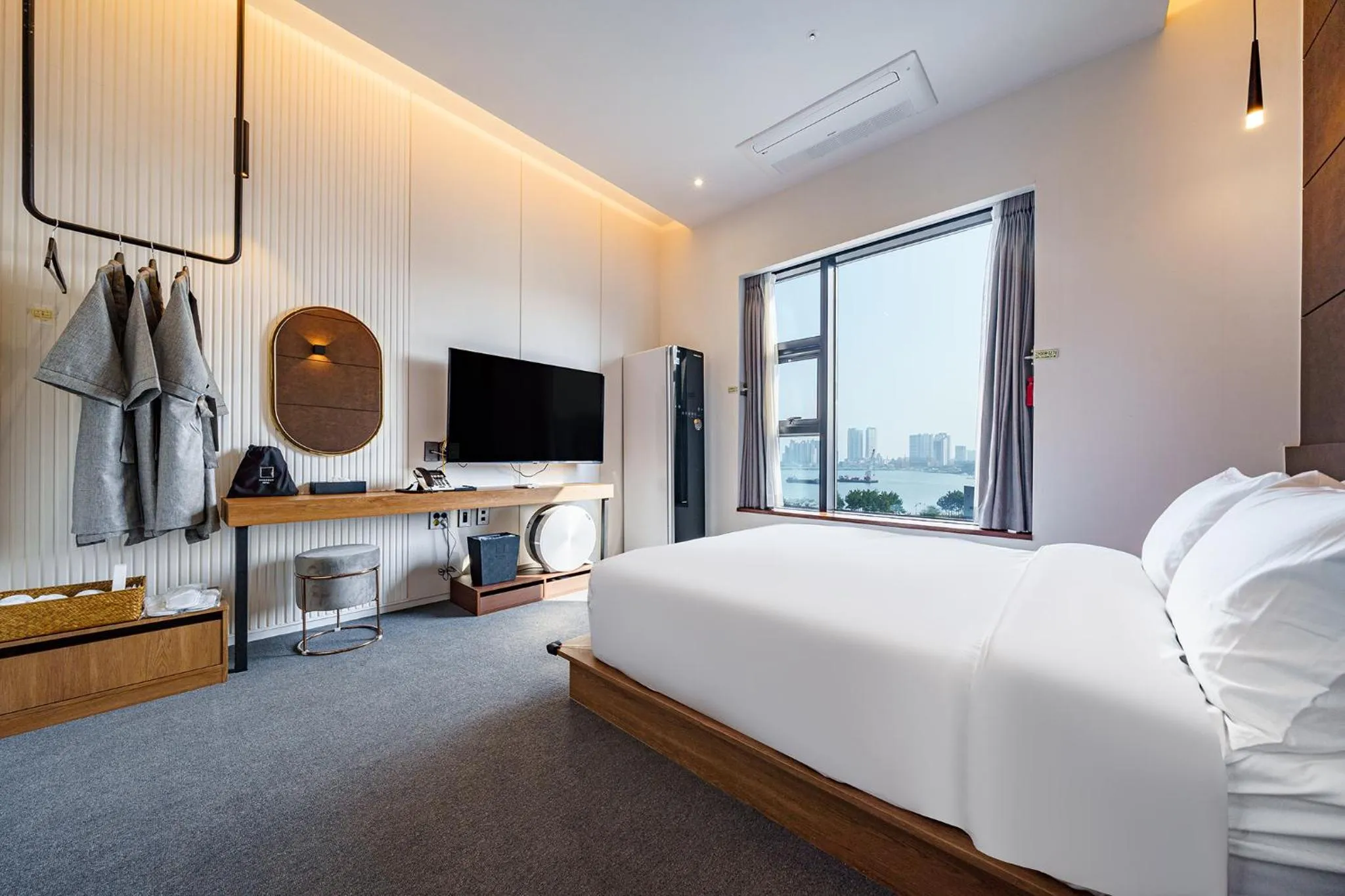 Bed in Hotel Haedeun