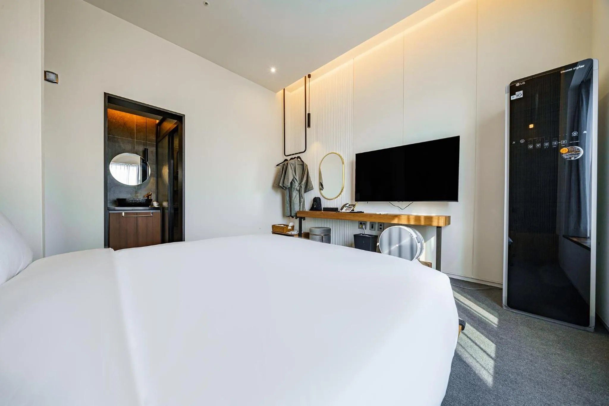 Bed in Hotel Haedeun