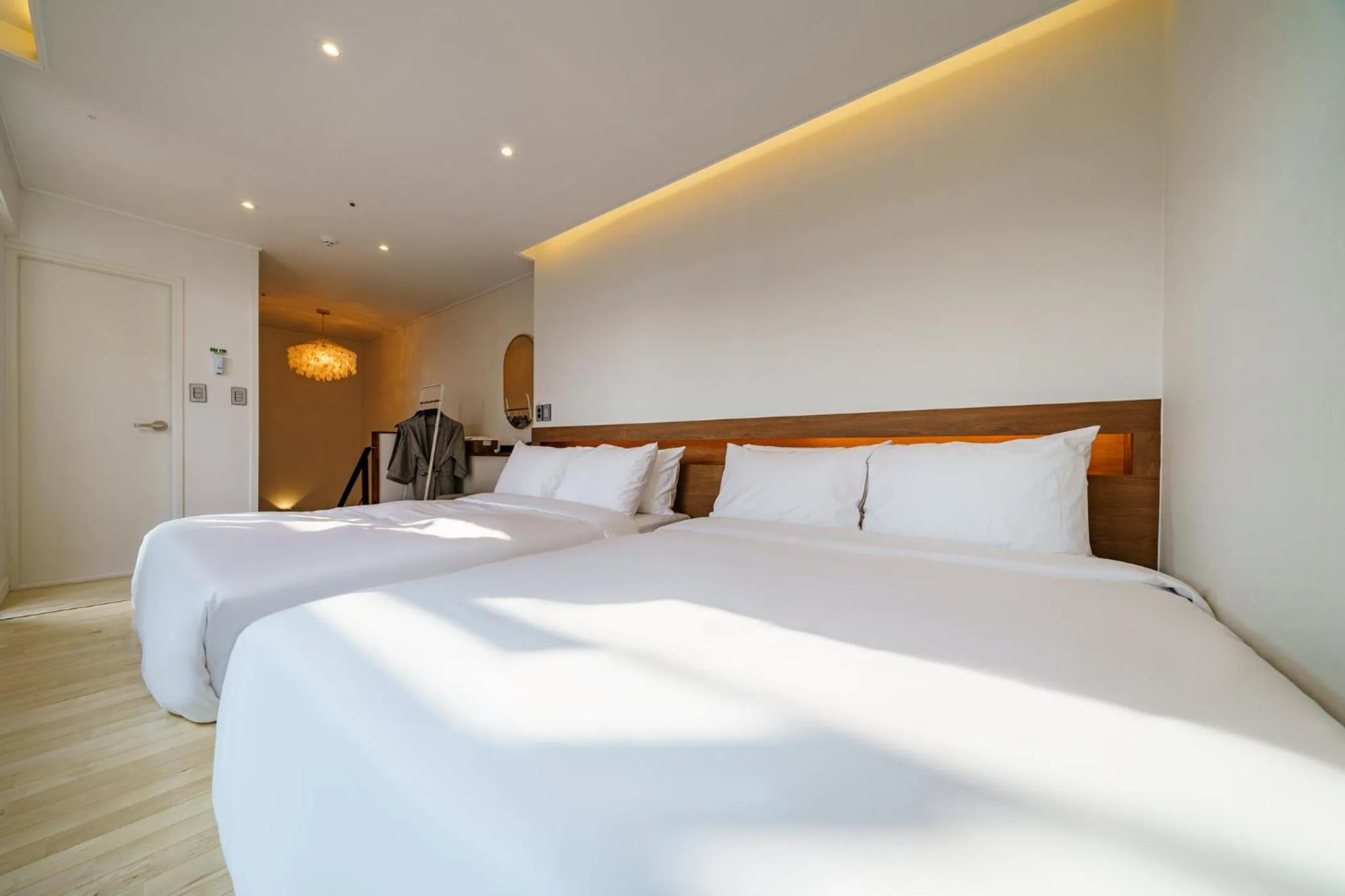 Bed in Hotel Haedeun