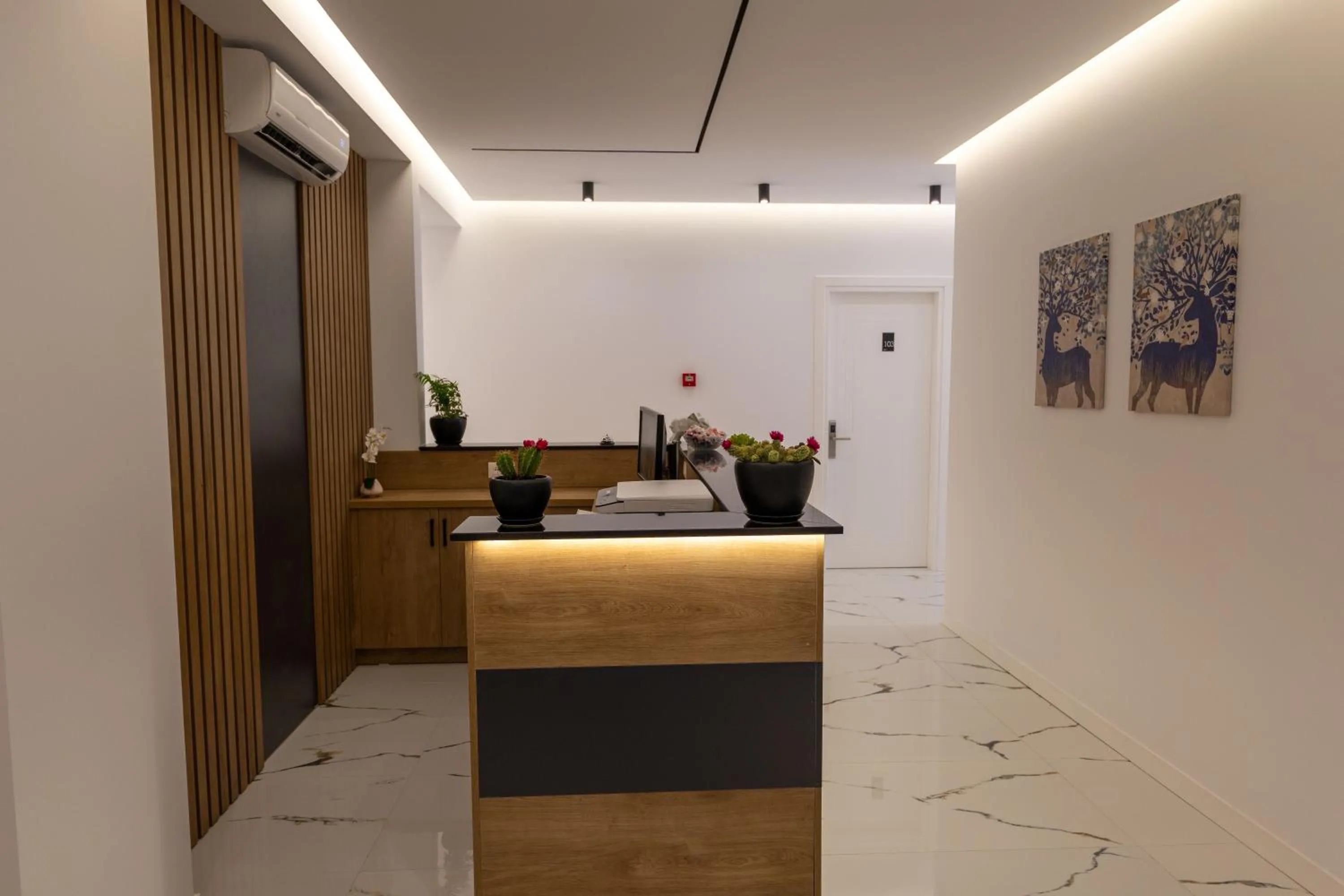 Lobby or reception in Hotel Flori