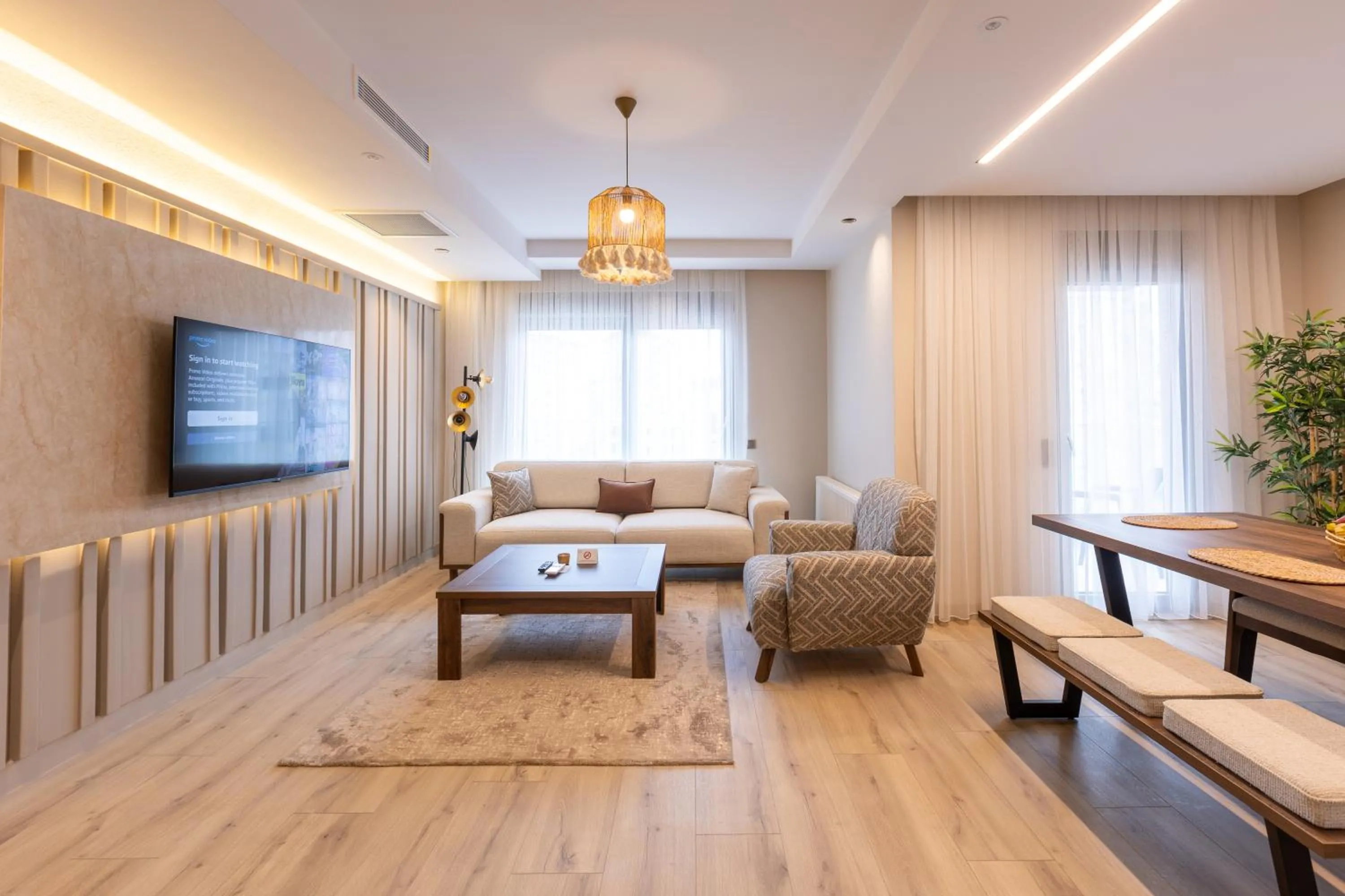 Living room in Los Suites