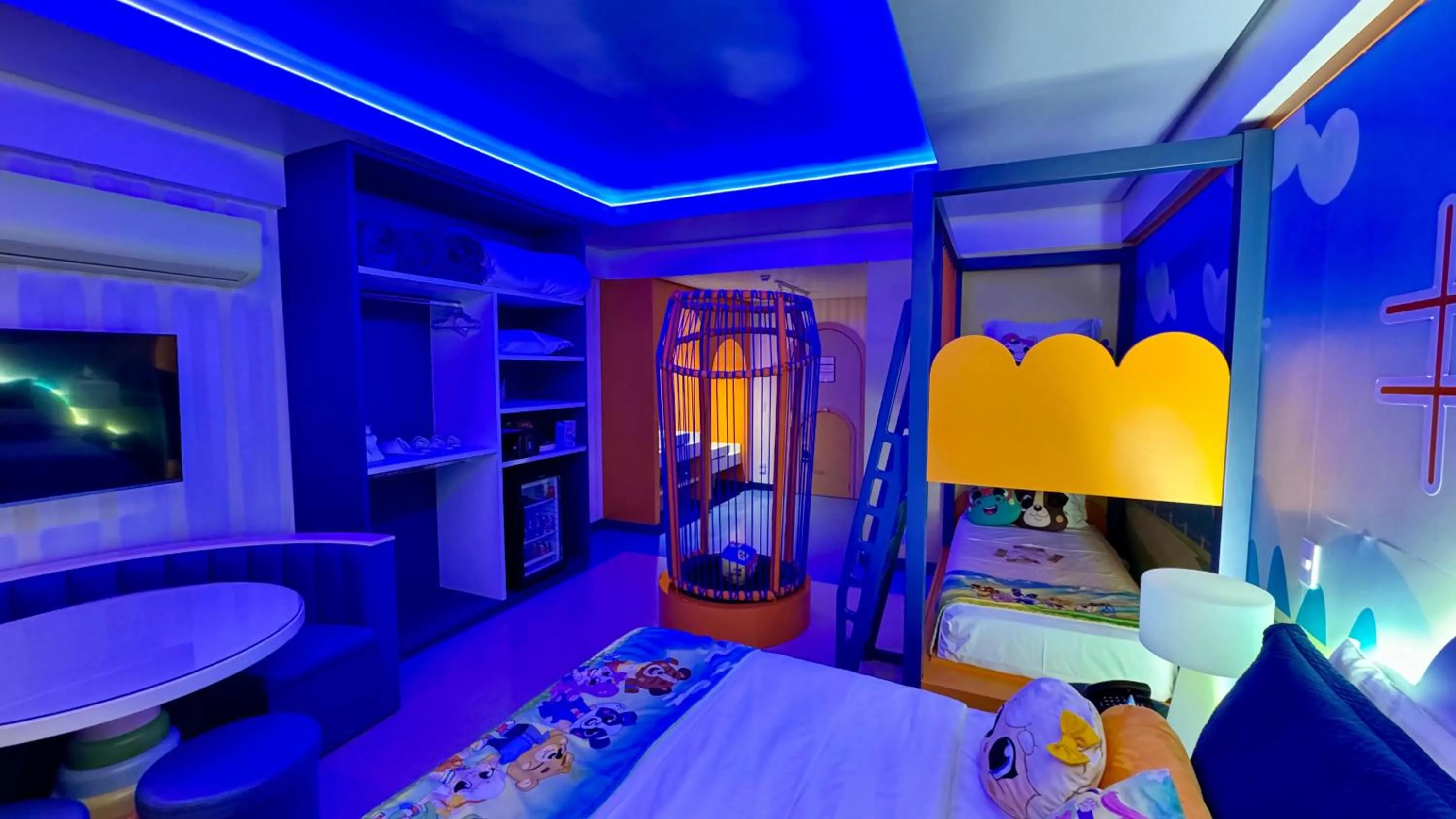 Bed in Mundo Criamigos Hotel Gramado