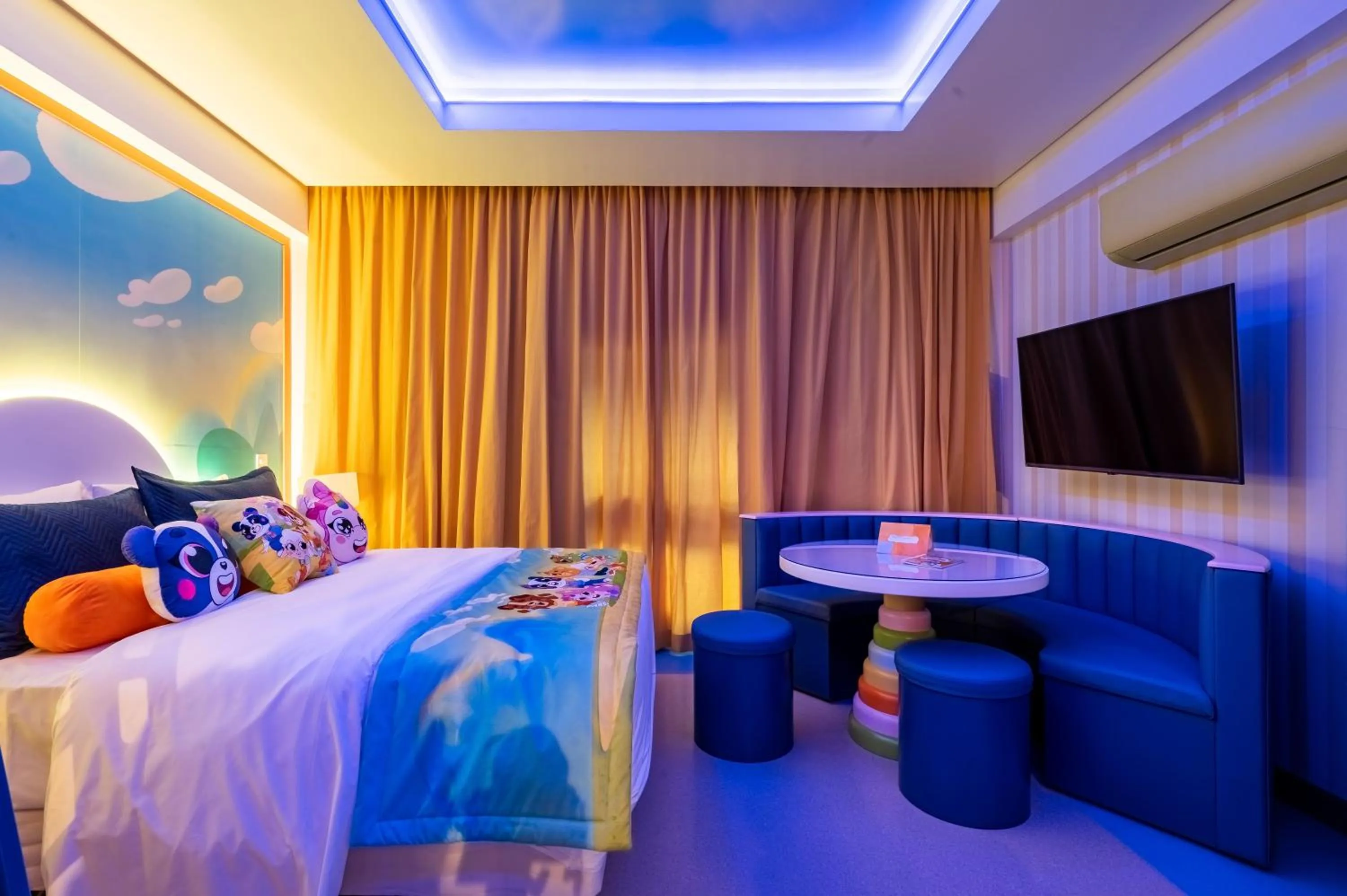 Bed in Mundo Criamigos Hotel Gramado