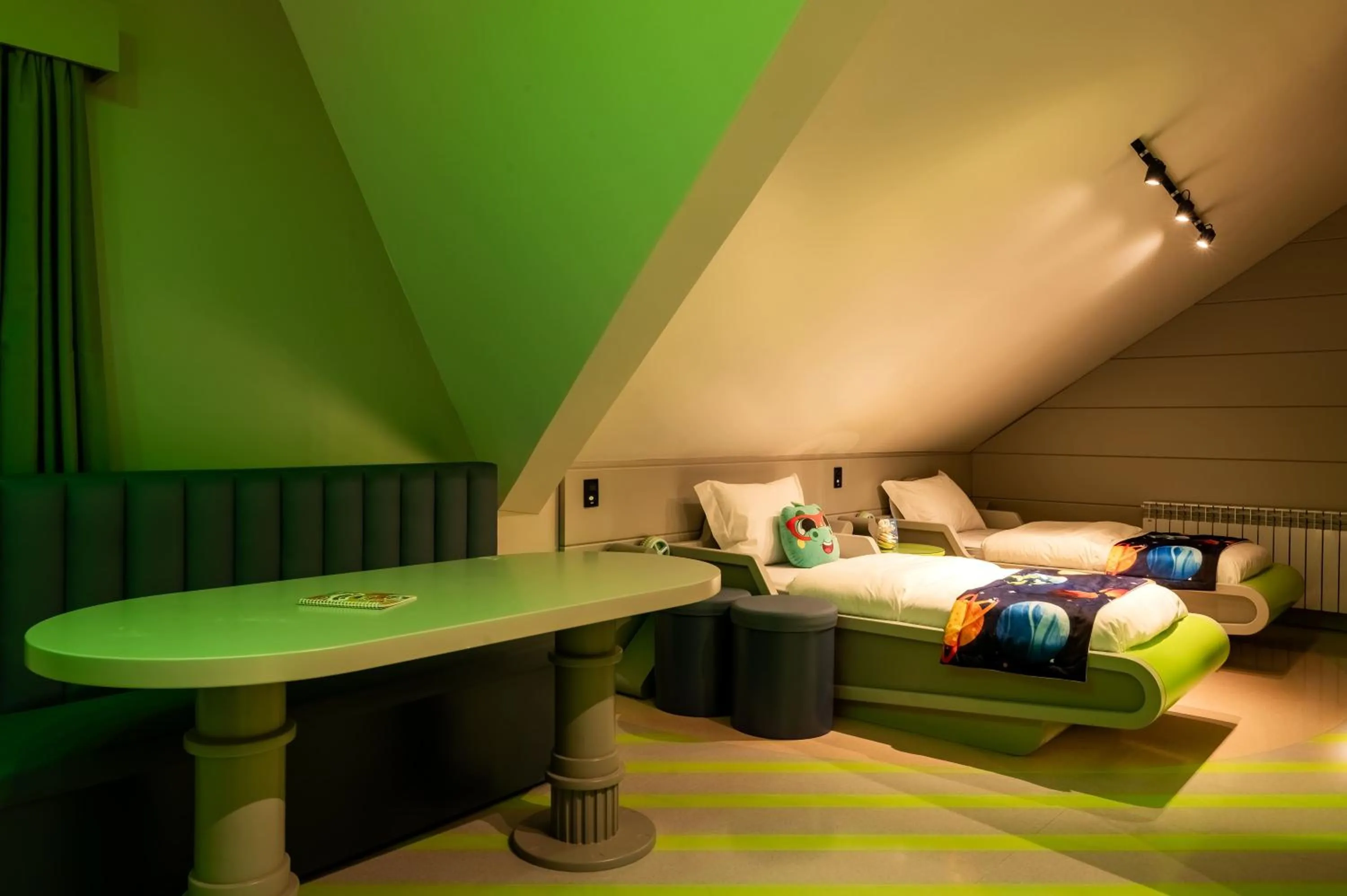 Bed in Mundo Criamigos Hotel Gramado