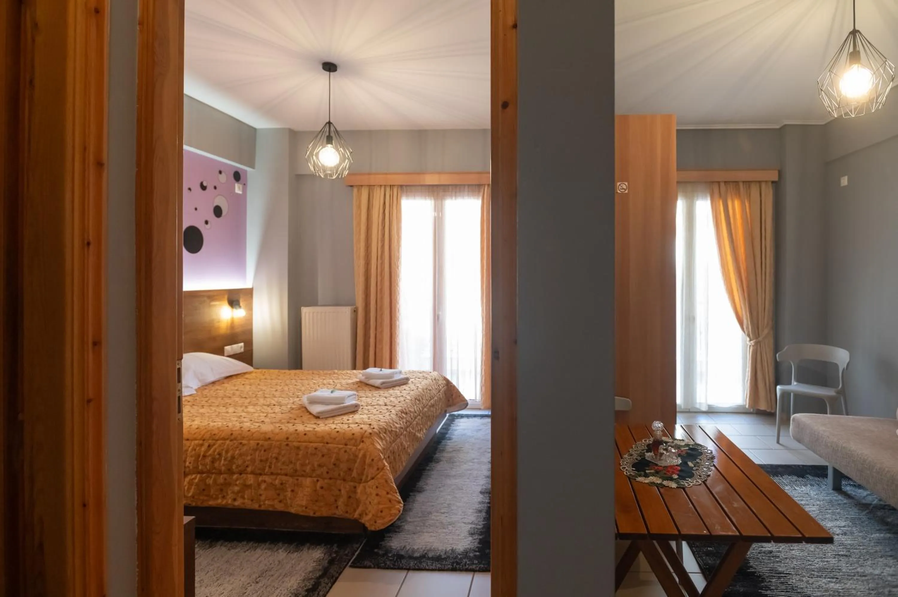 Bed in Xenonas Drimos