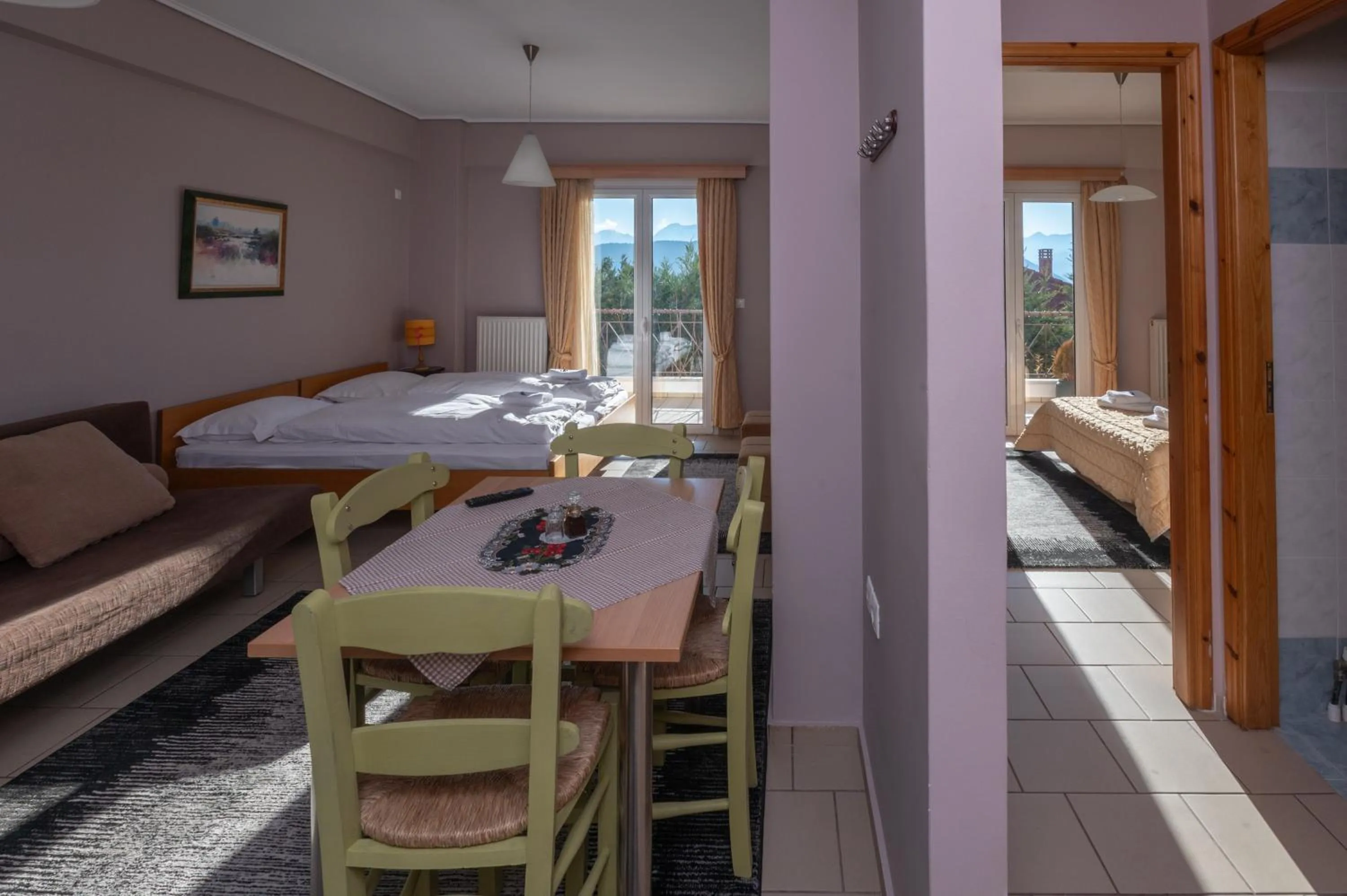 Bed in Xenonas Drimos