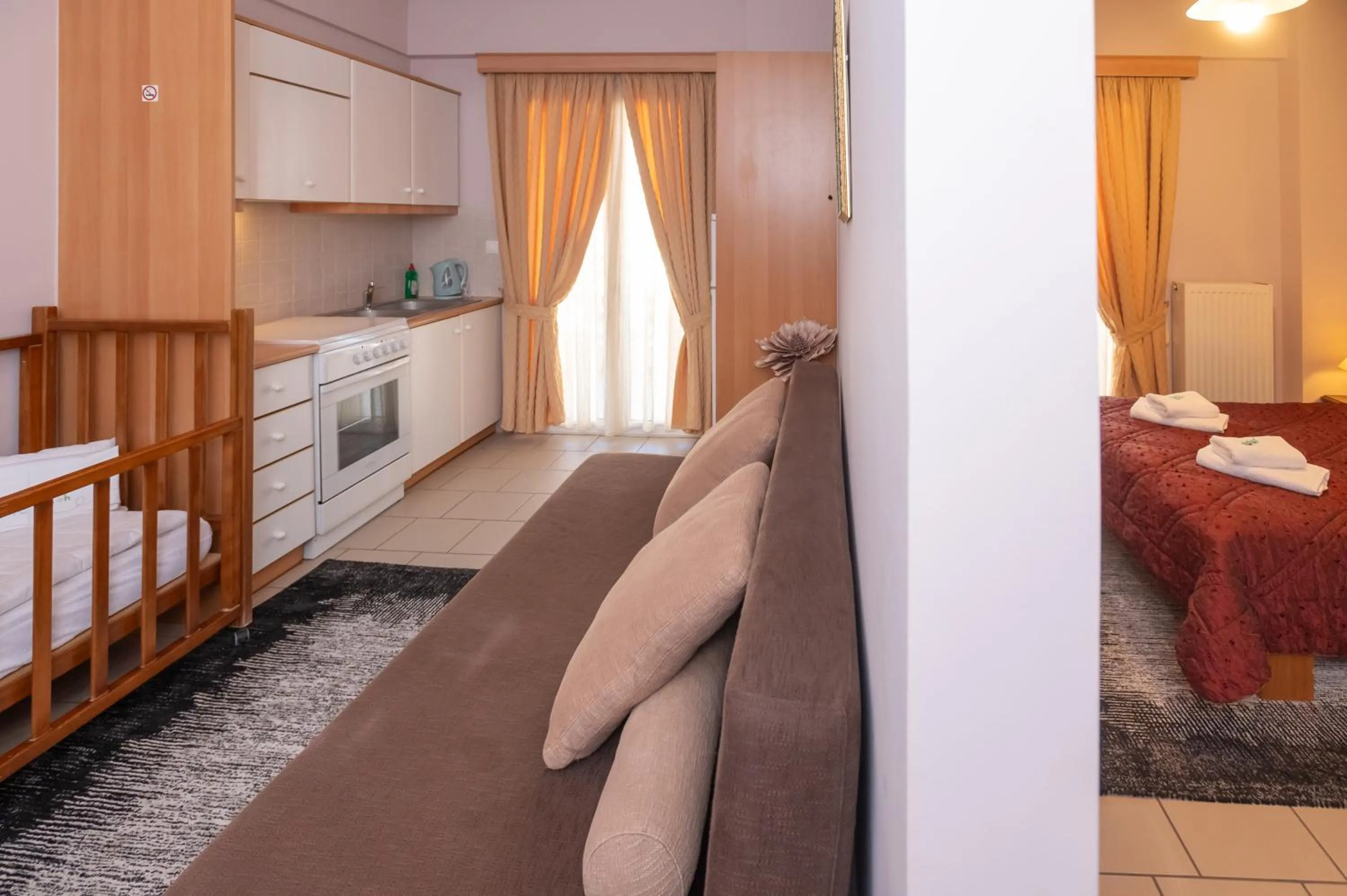 Bed in Xenonas Drimos