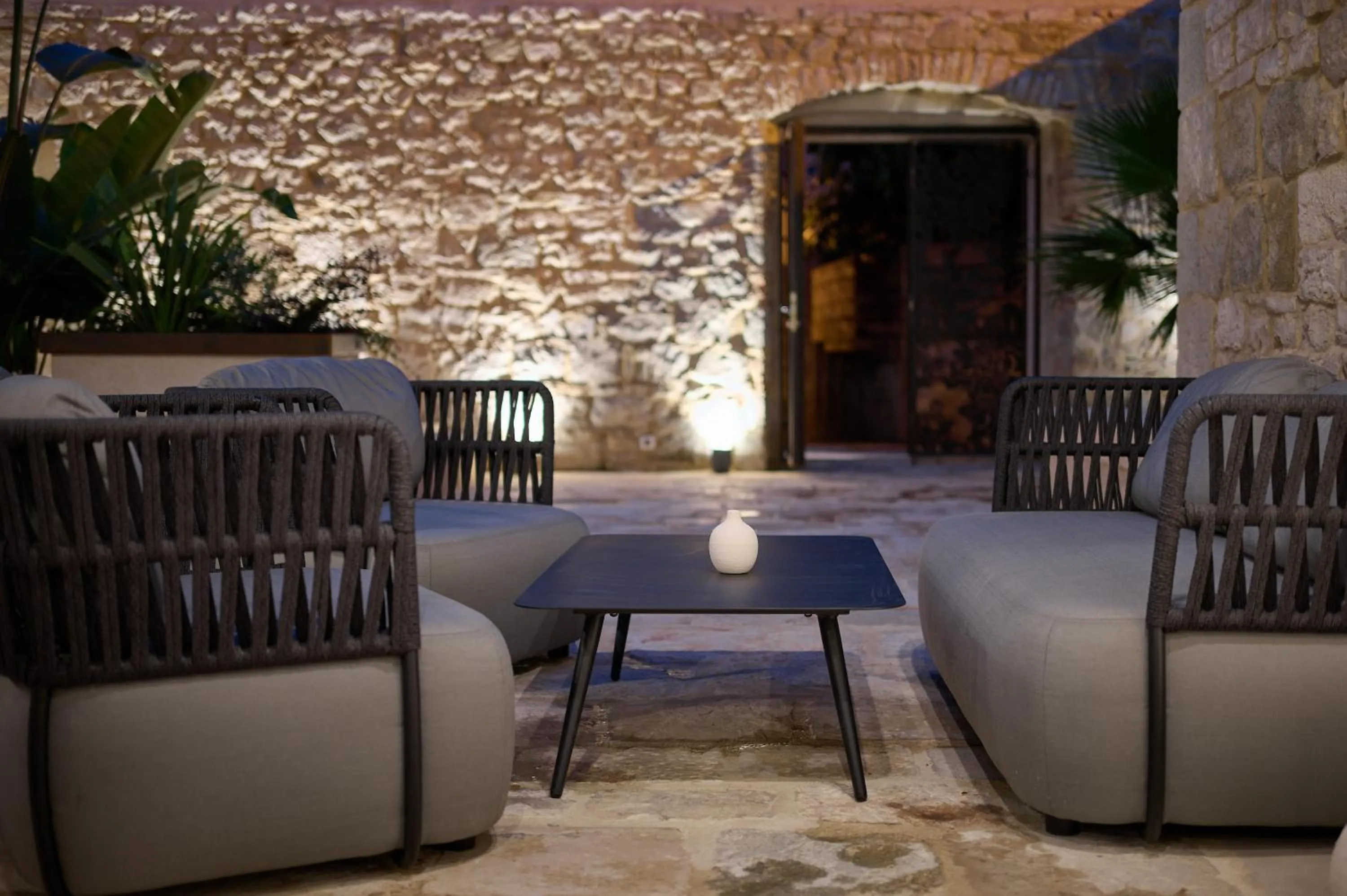 Patio in Central Heritage Hotel