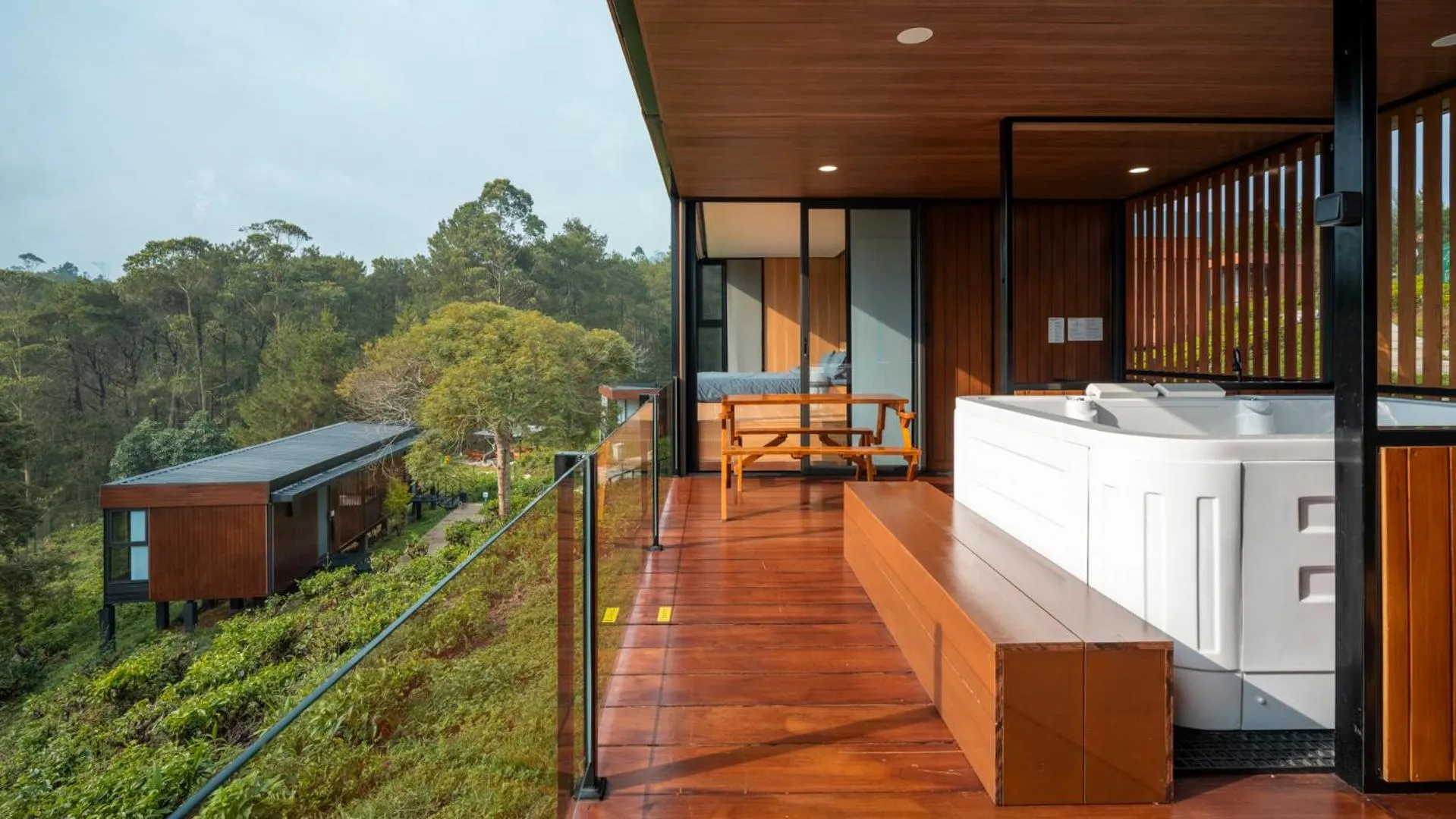 View (from property/room) in Bobocabin Sukawana, Bandung