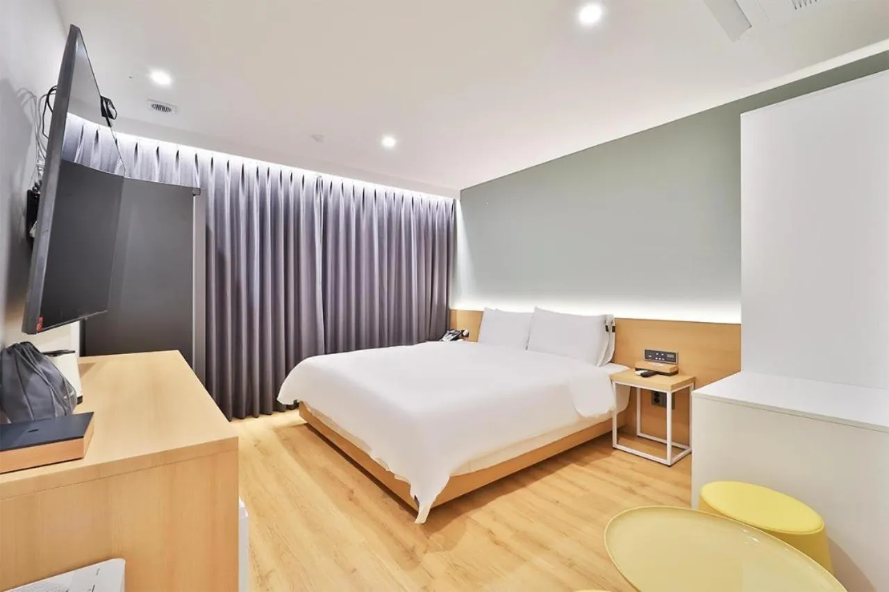 Bed in Gongdam Stay Hotel Ulsan Samsan