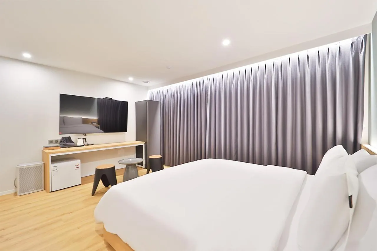 Bed in Gongdam Stay Hotel Ulsan Samsan