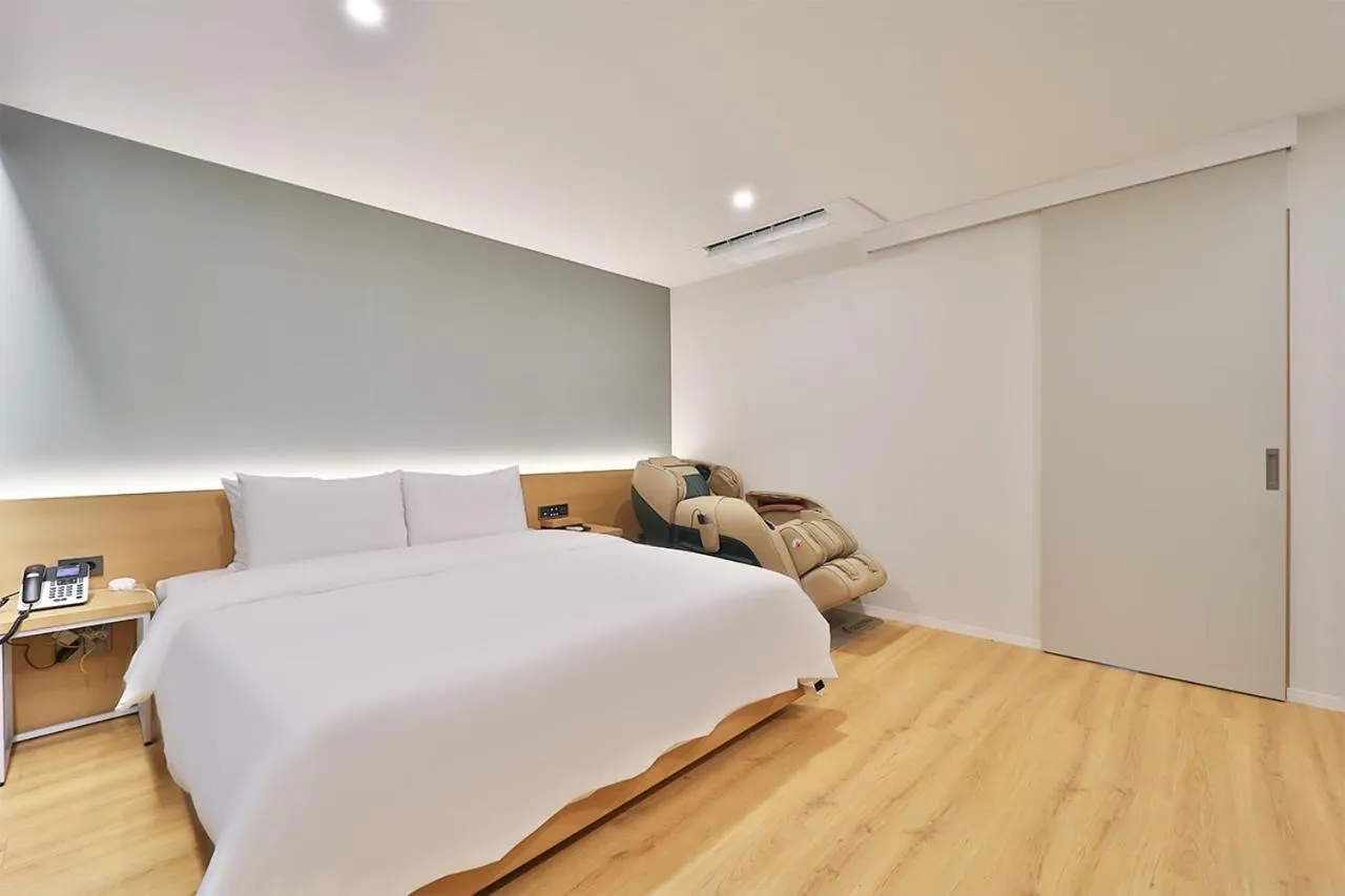 Bed in Gongdam Stay Hotel Ulsan Samsan