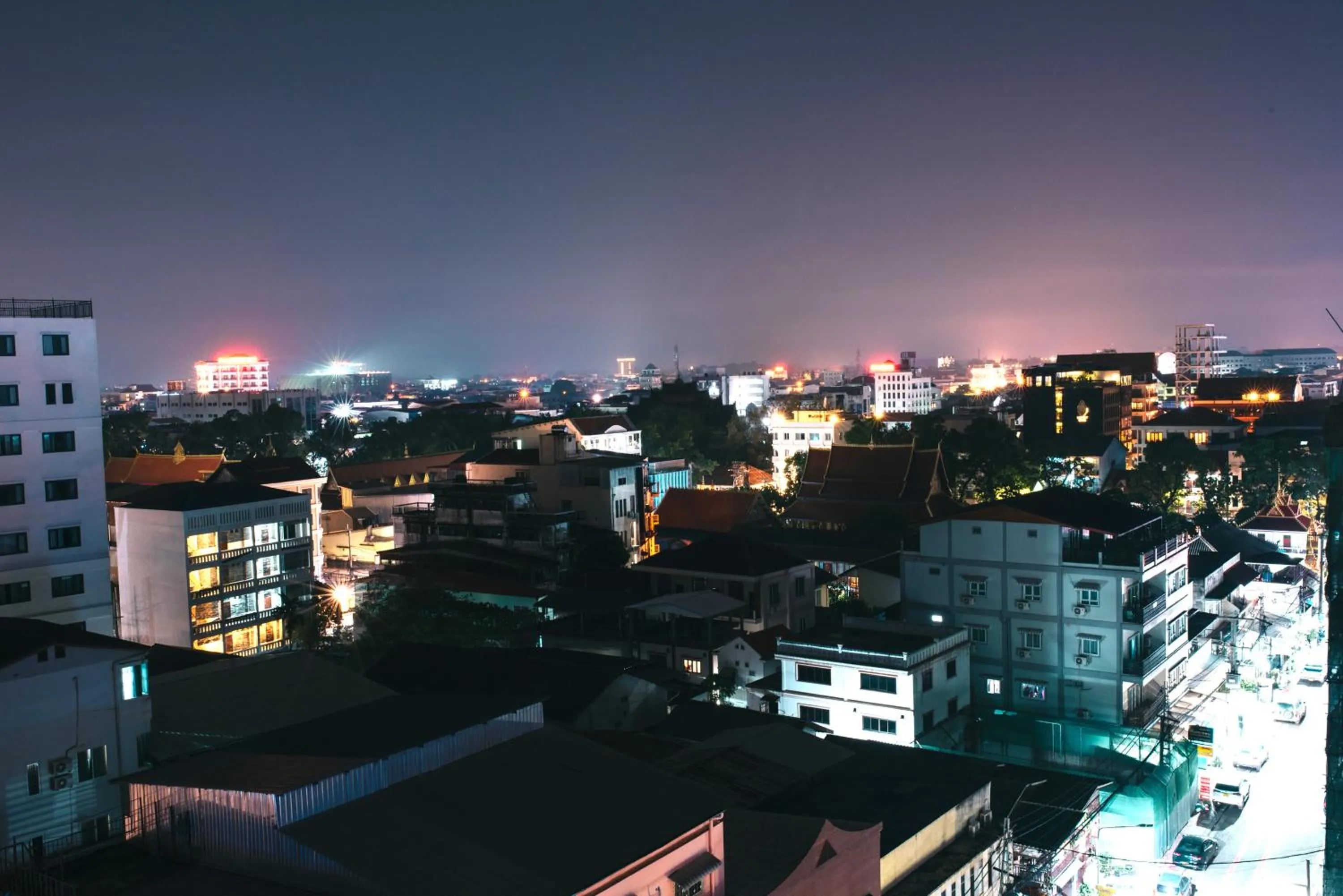 Night in V Hotel Vientiane