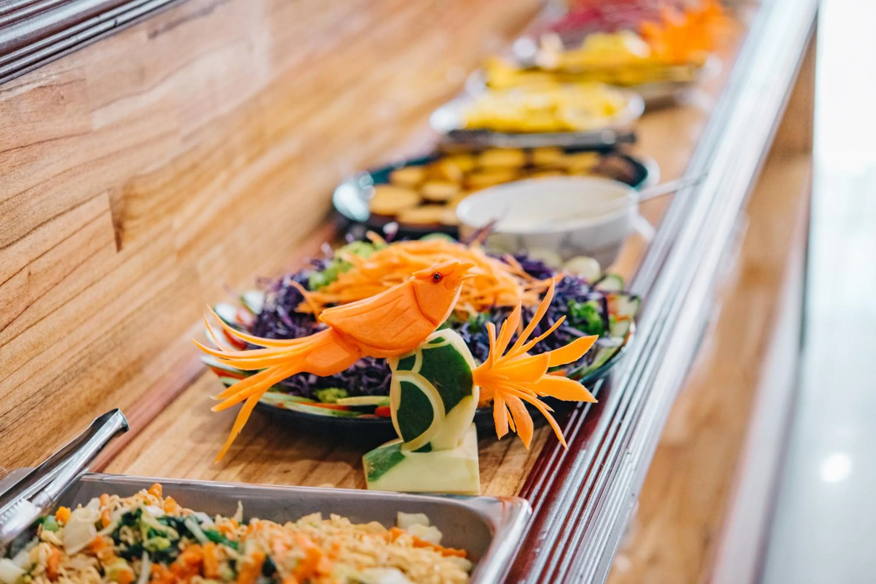 Buffet breakfast in V Hotel Vientiane