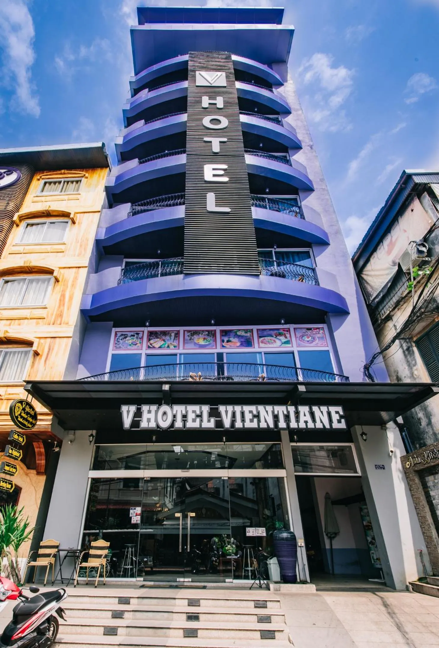 Property building in V Hotel Vientiane