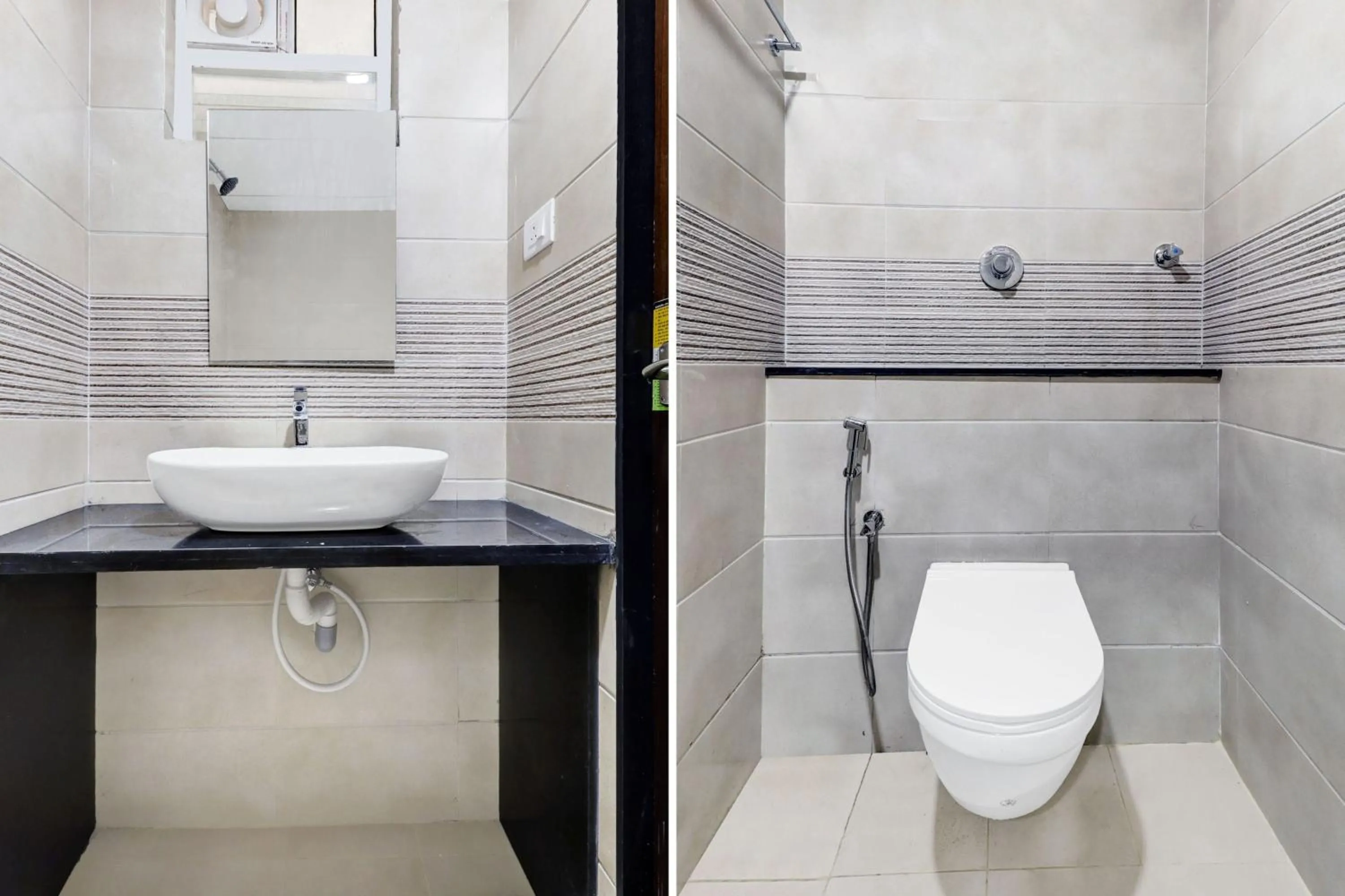 Bathroom in Hotel O Sri Harshitha Grand Near Zudio - Star Bazaar, Kundalhalli Gate