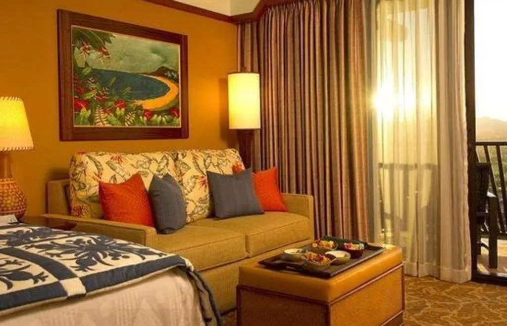 Bed in Aulani, Disney Vacation Club Villas