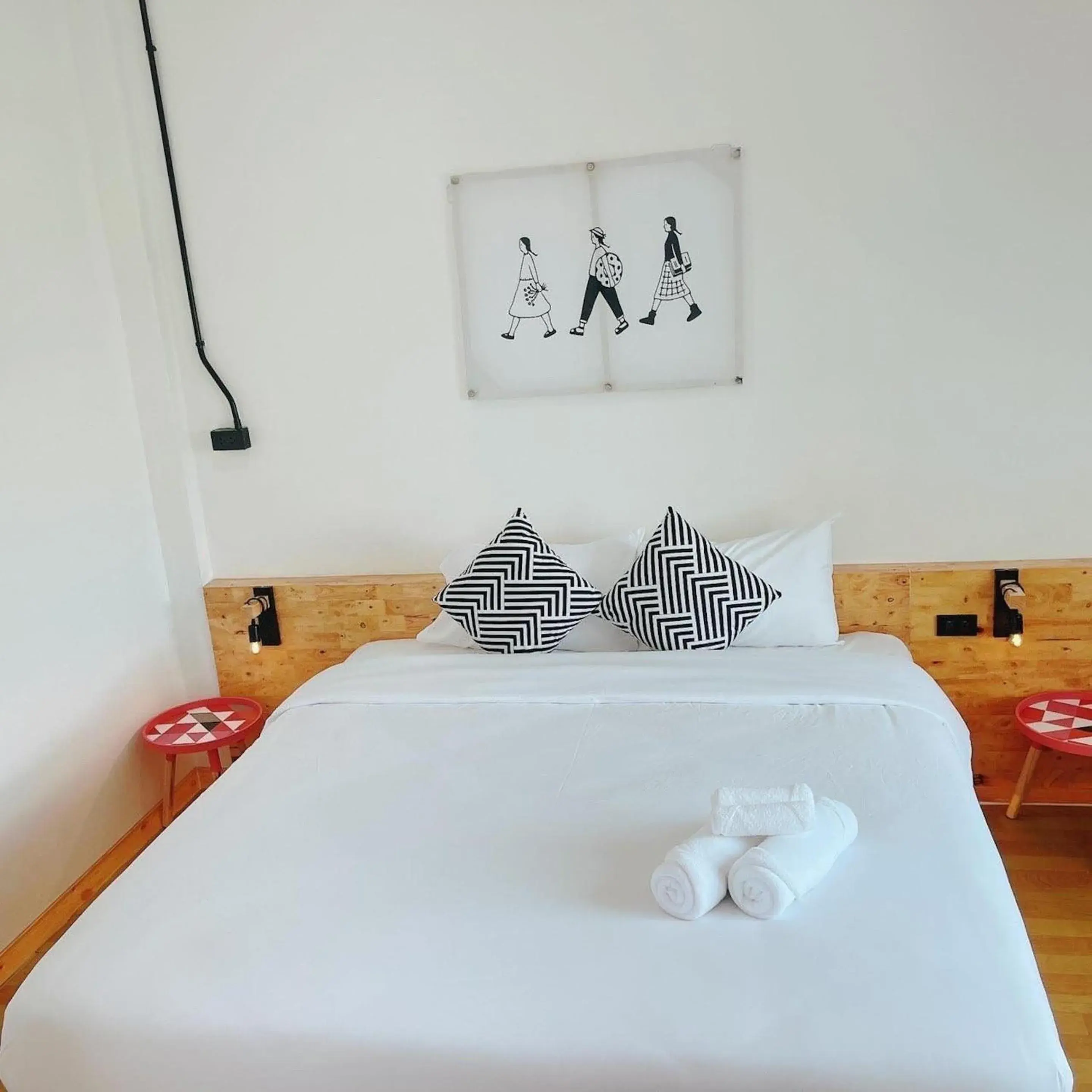 Bed in Penguin Villa Resort & Bistro Bed in Penguin Villa Resort & Bistro