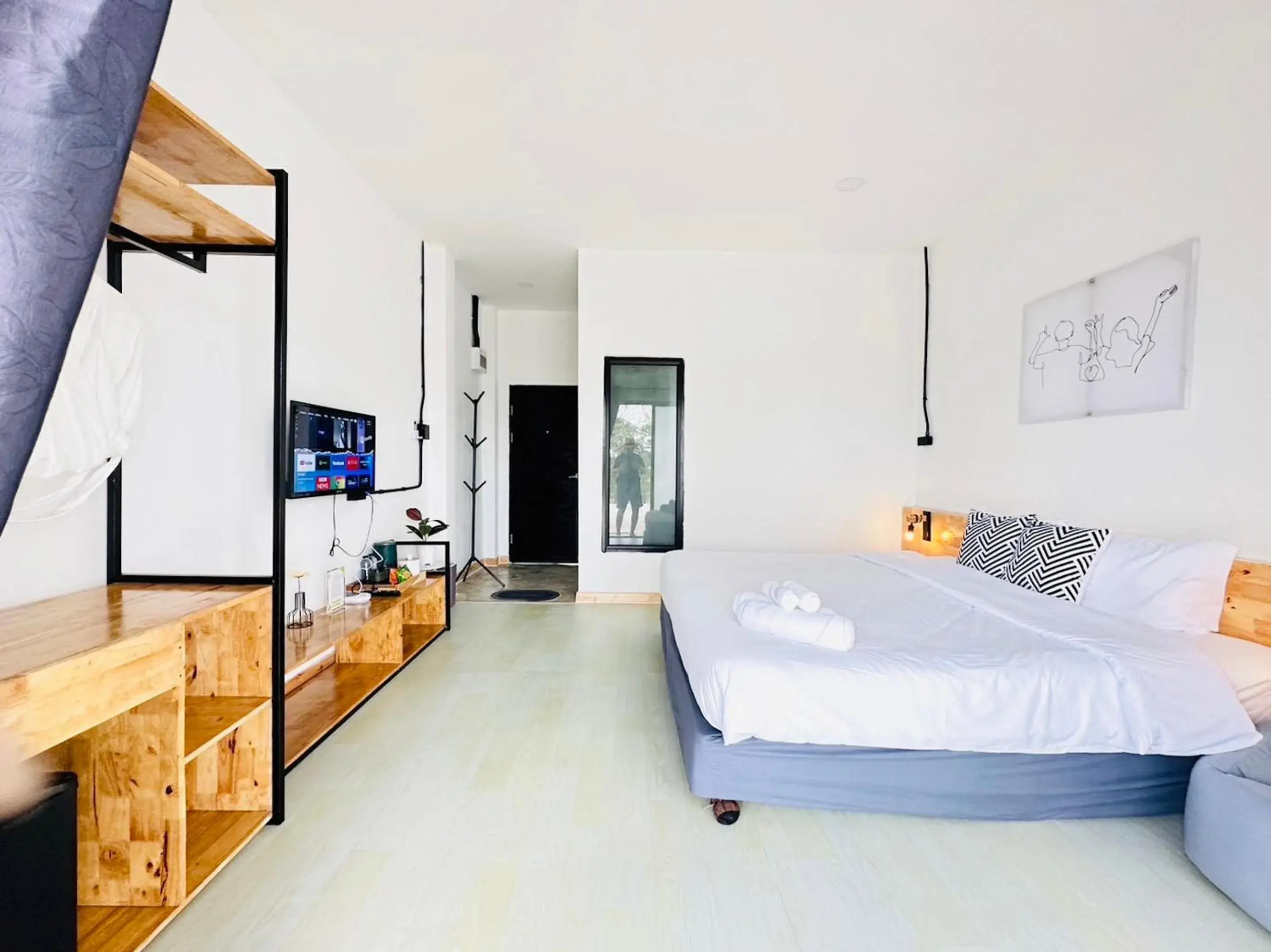 Bed in Penguin Villa Resort & Bistro Bed in Penguin Villa Resort & Bistro